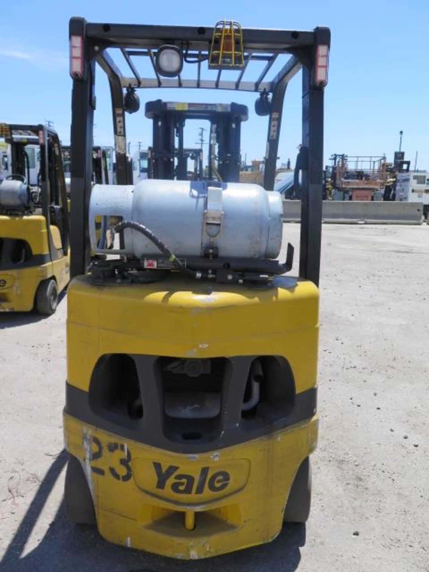 2012 Yale GLC050VXNVSE083 5000 Lb LPG Forklift s/n A910V17194J w/ 3-Stage, SS, 189” Lift, SOLD AS IS - Image 8 of 19