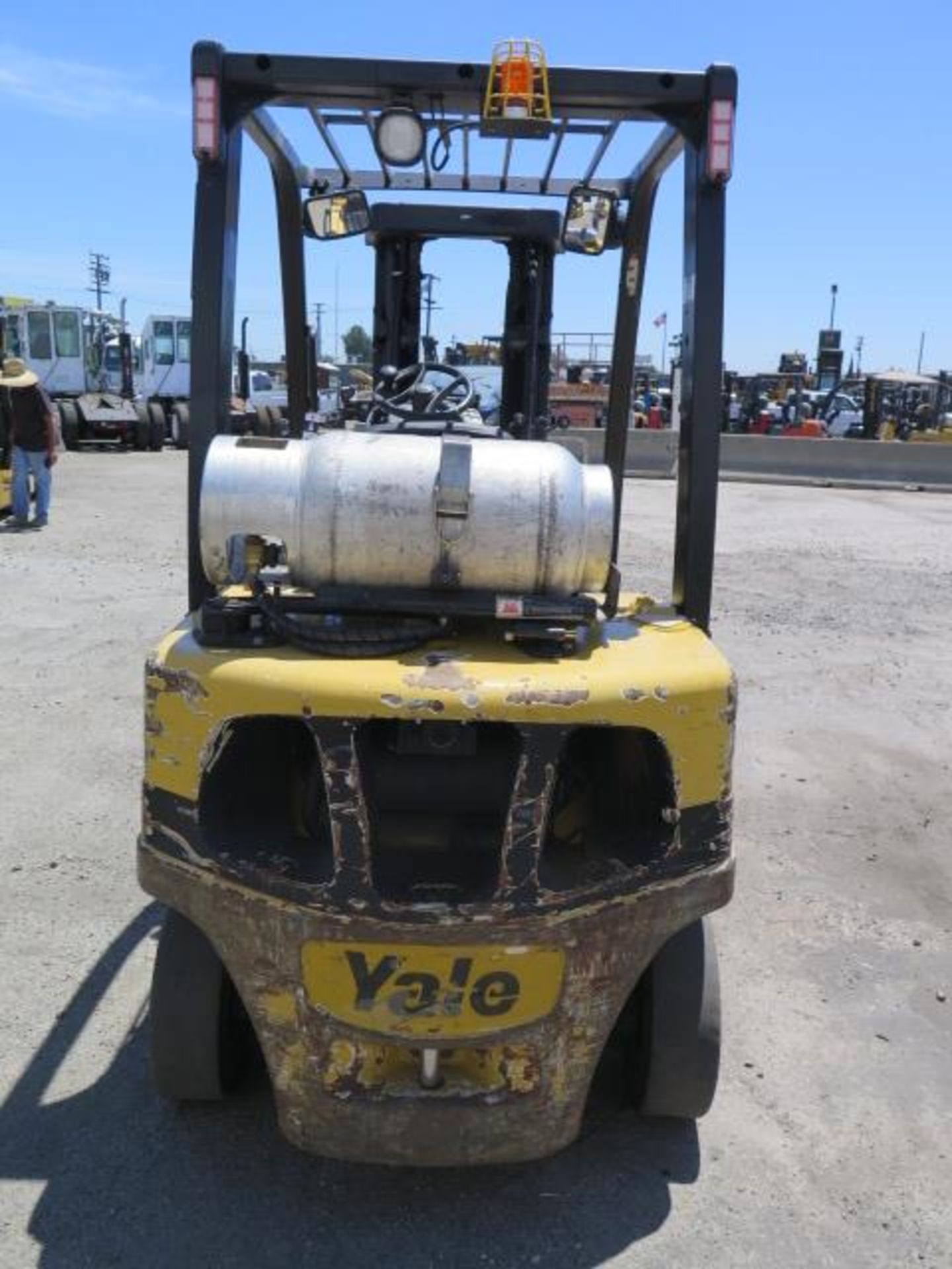 2016 Yale GLP050VXNDAE086 5000 Lb LPG Forklift s/n D875V03501N w/ 3-Stage, SS, 195” Lift, SOLD AS IS - Image 9 of 20
