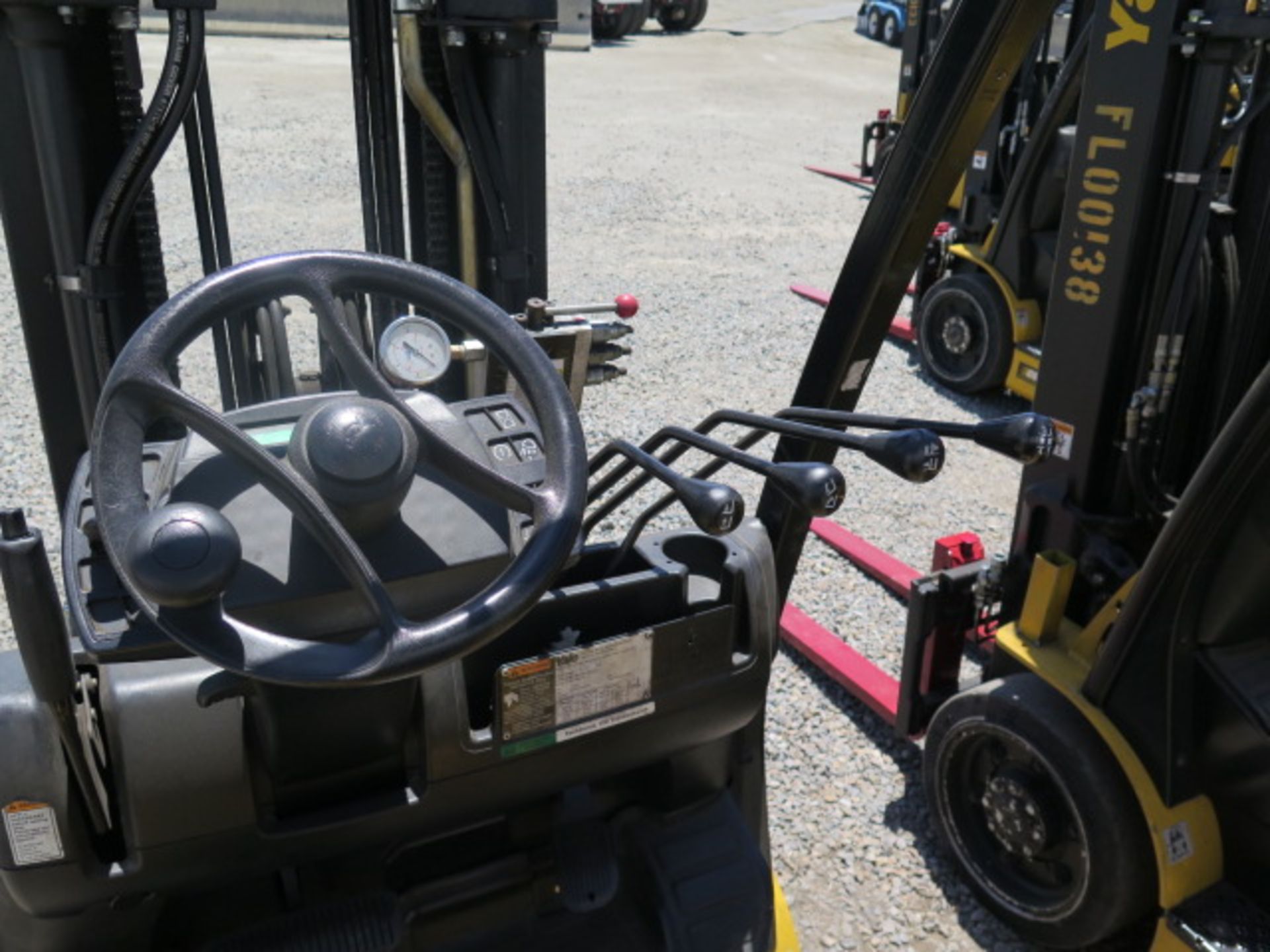 2012 Yale GLC050VXNVSE083 5000 Lb LPG Forklift s/n A910V17098J w/ 3-Stage, SS 189” Lift, SOLD AS IS - Image 11 of 19