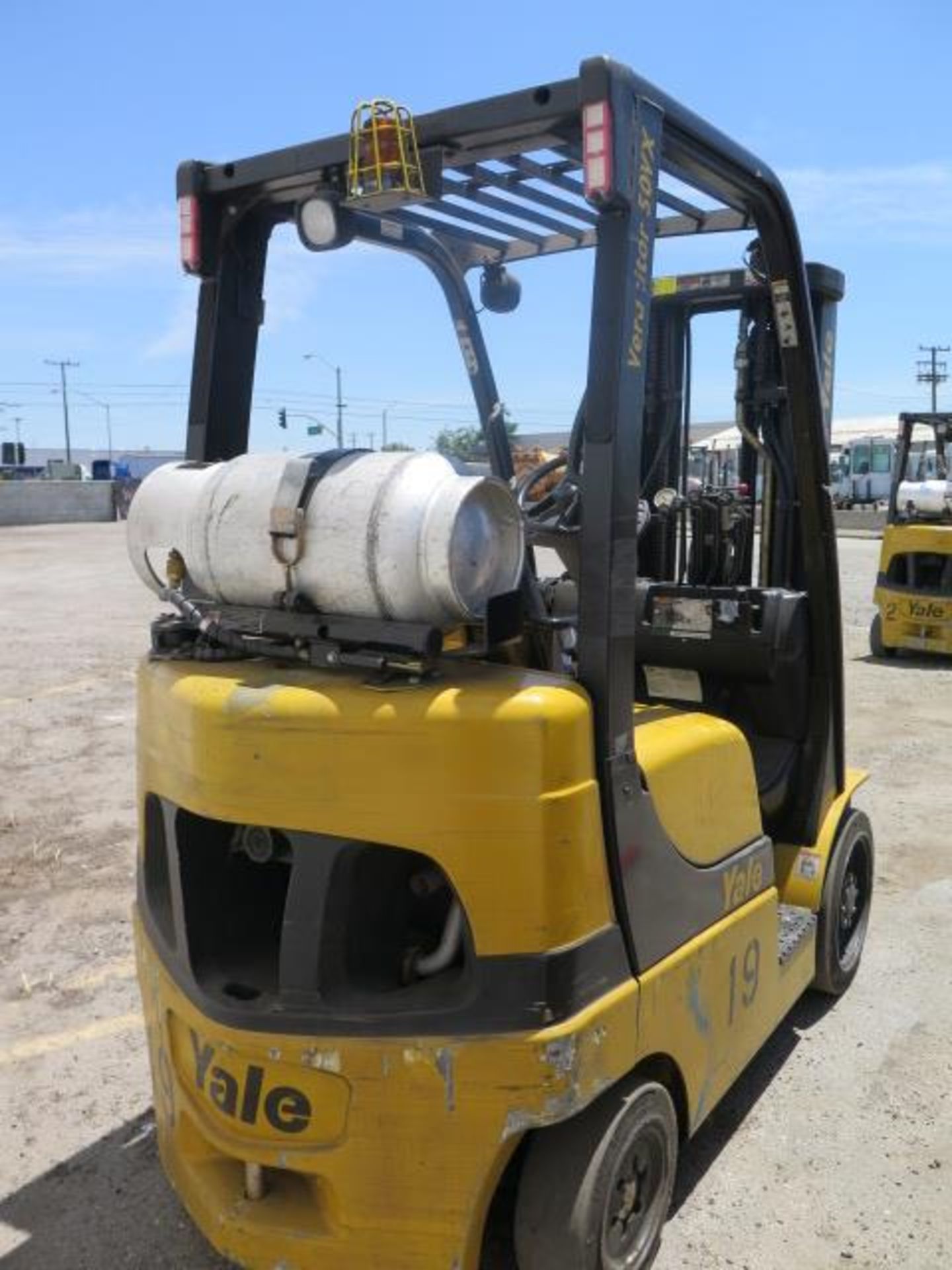 2012 Yale GLC050VXNVSE083 5000 Lb LPG Forklift s/n A910V17092J w/ 3-Stage, SS 189” Lift, SOLD AS IS - Bild 9 aus 18