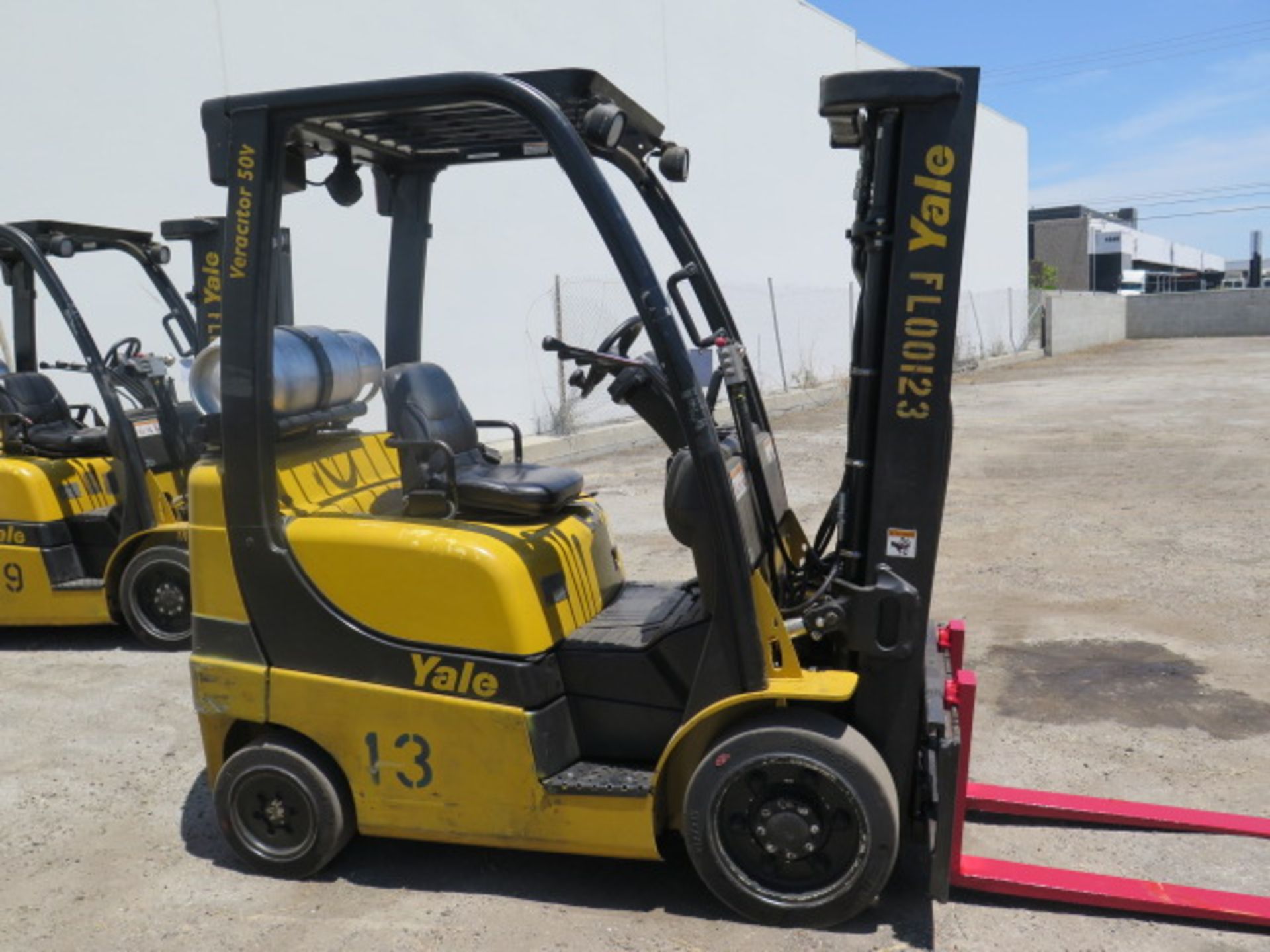 2012 Yale GLC050VXNVSE083 5000 Lb LPG Forklift s/n A910V17093J w/ 3-Stage, SS, 189” Lift, SOLD AS IS - Image 3 of 20