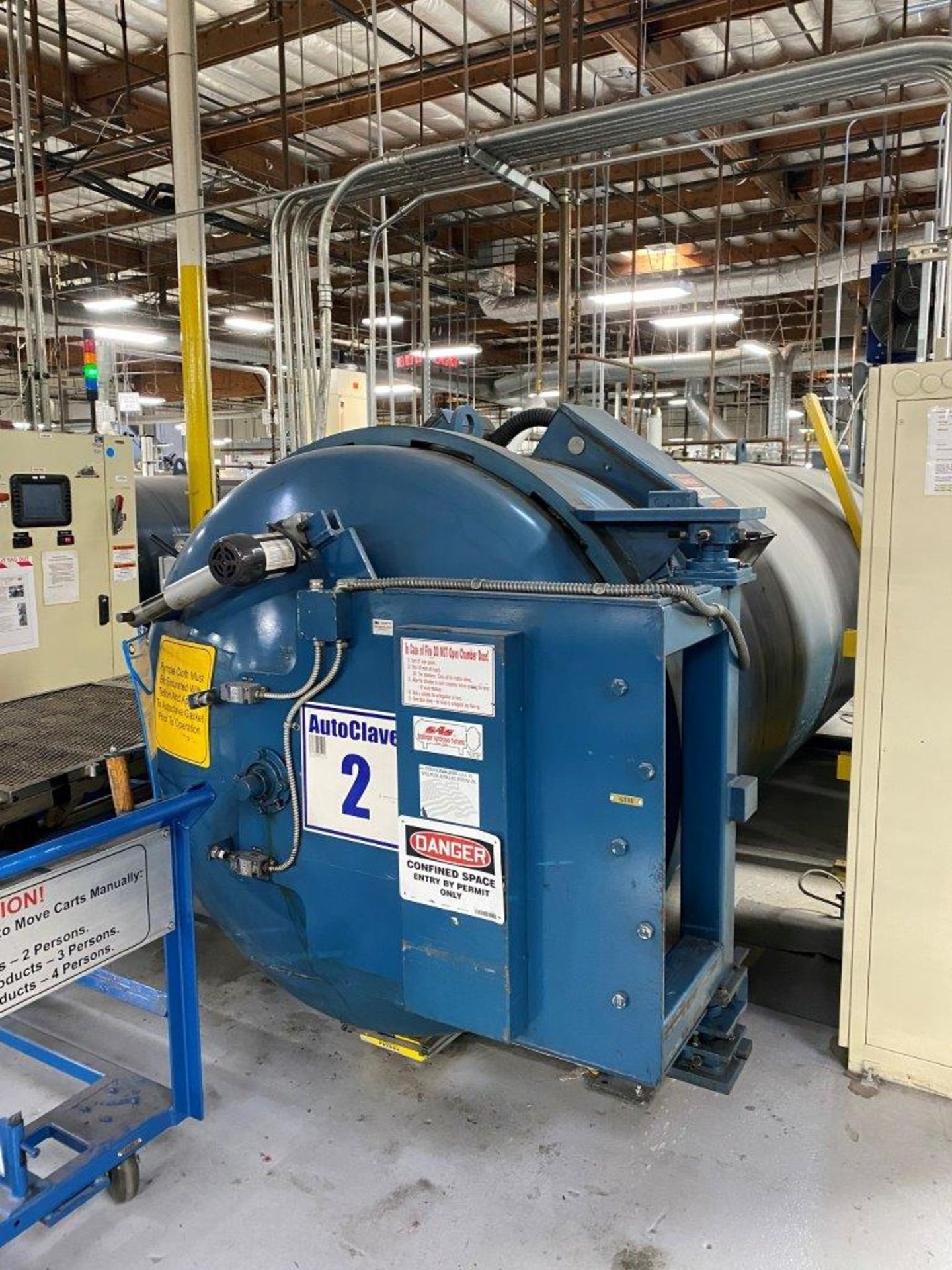 2001 Spallinger 5' x 20' (Approximate) Autoclave,Touch Pad Contls Rem 8/1/2023, Irvine, SOLD AS IS - Image 4 of 10