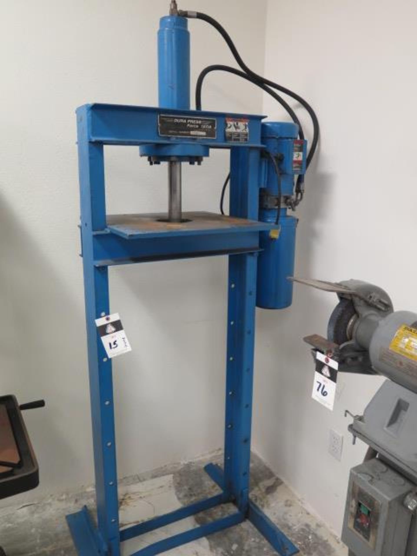 Dura Press "Force 10 DA" 10 Ton Electric Hydrfaulic H-Frame Press, Rem 7/26/2023 SOLD AS IS