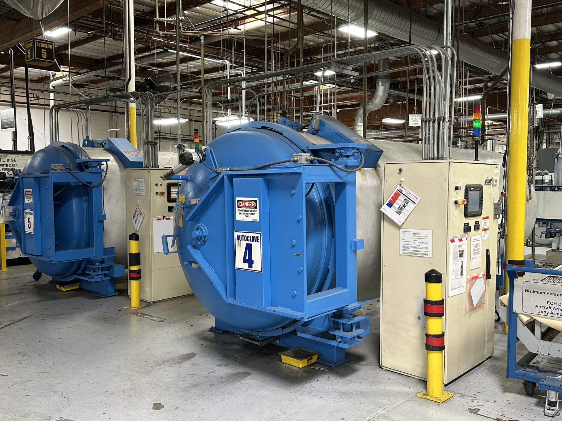 2004 Spallinger 6' x 20' (Approximate) Autoclave Touch Pad Control, Rem 8/1/2023, Irvine,SOLD AS IS