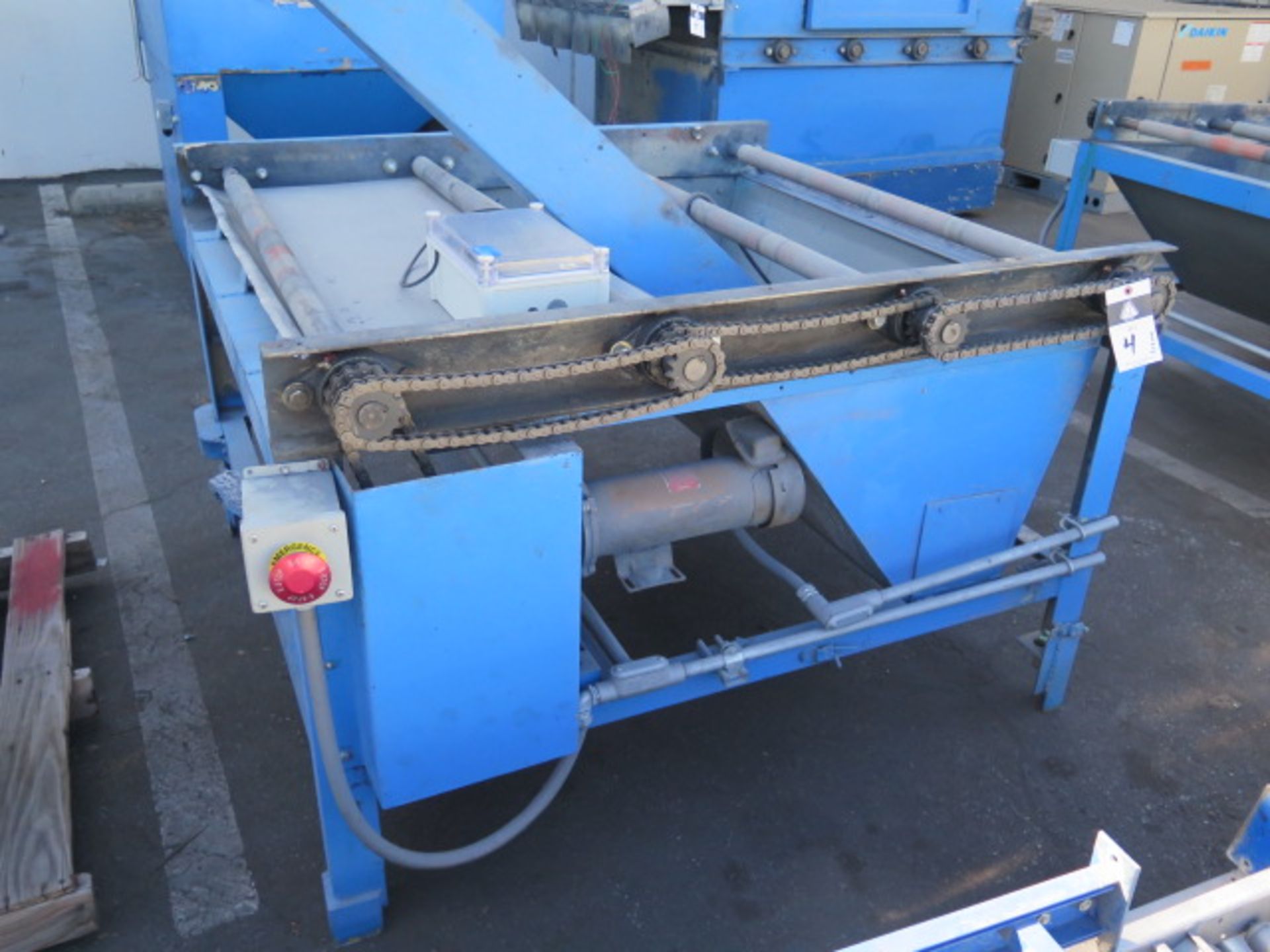 ICM Conveyor Style Abrasive Blast System Model G 3430 w/Controls, Blast Guns, Oscillator, SOLD AS IS - Image 13 of 22