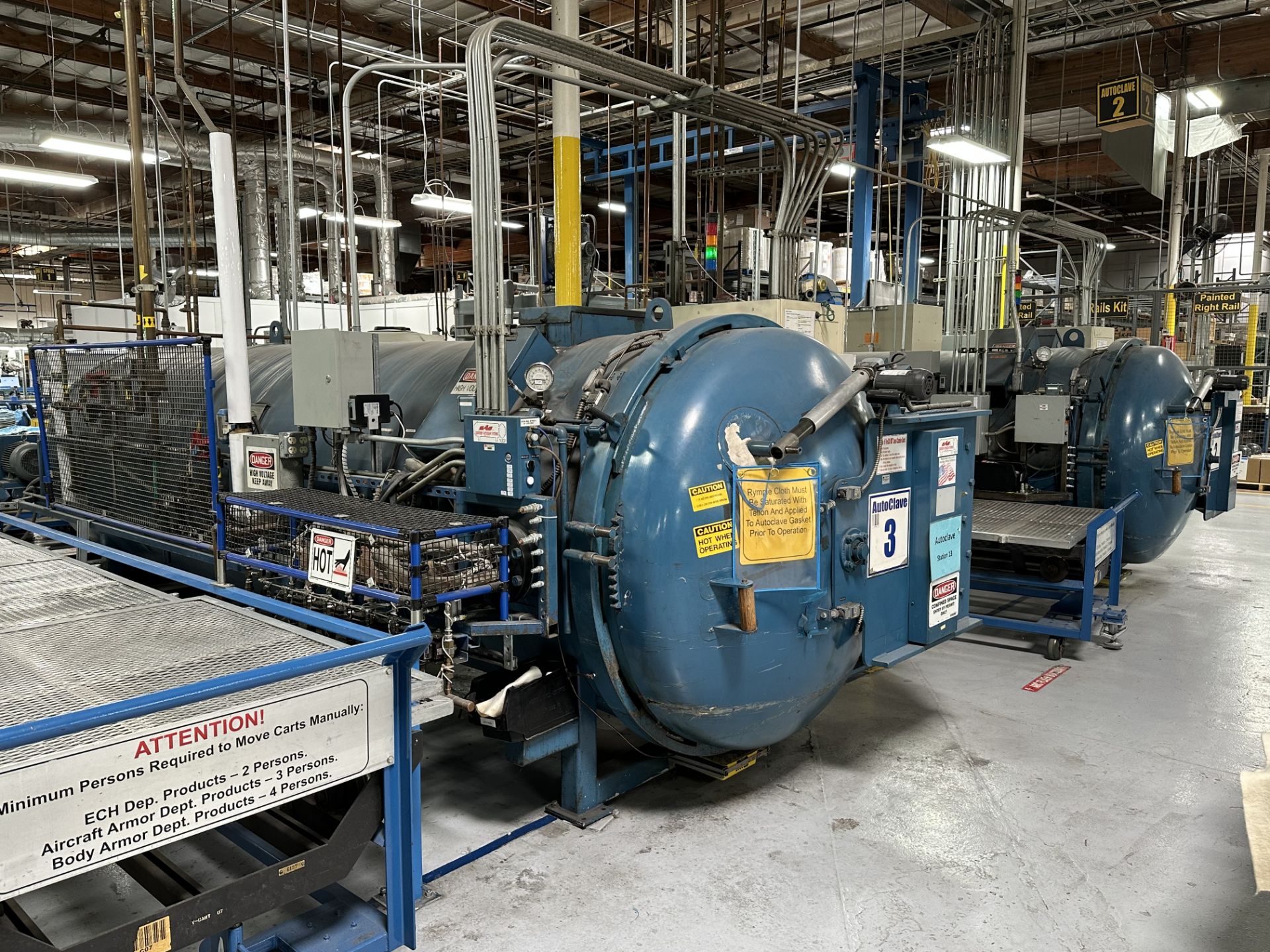 2002 Spallinger 5' x 20' (Approximate) Autoclave, Touch Pad Contrs, Rem 8/1/2023, Irvine,SOLD AS IS
