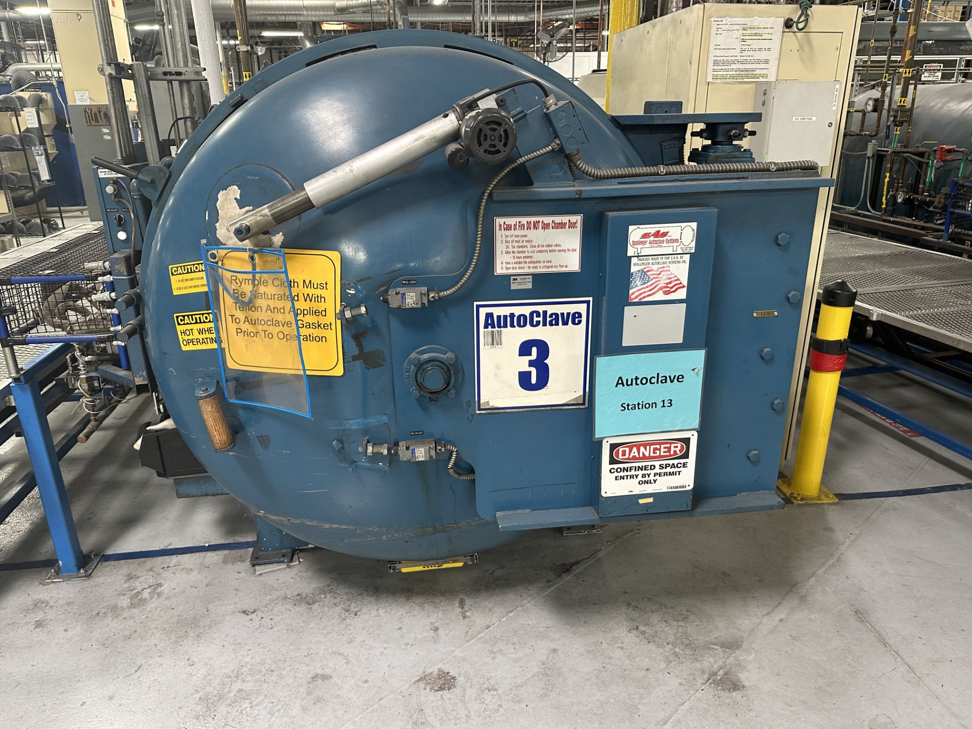 2002 Spallinger 5' x 20' (Approximate) Autoclave, Touch Pad Contrs, Rem 8/1/2023, Irvine,SOLD AS IS - Image 2 of 9