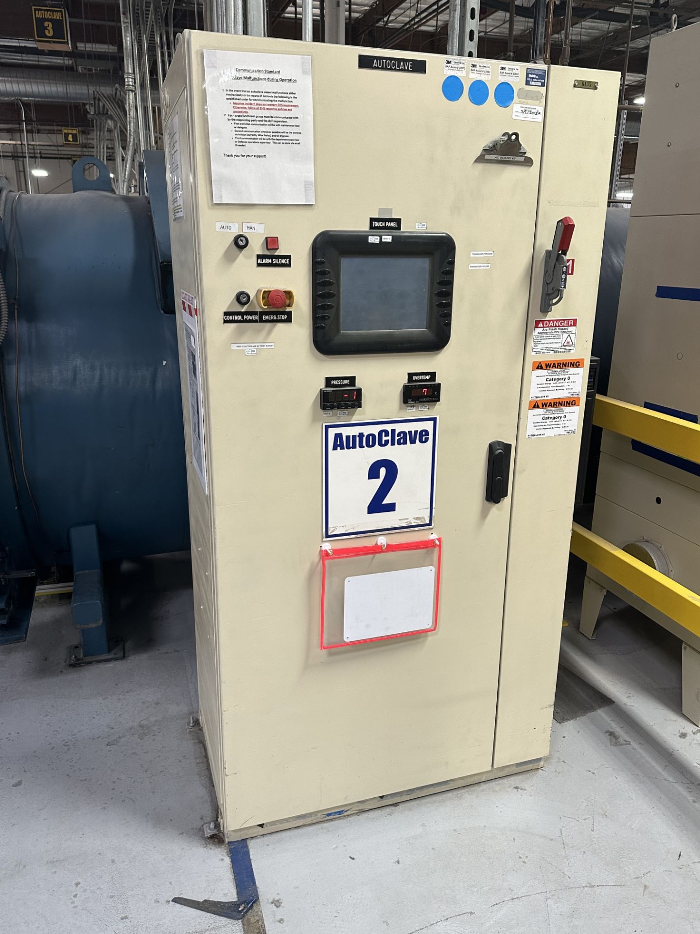 2001 Spallinger 5' x 20' (Approximate) Autoclave,Touch Pad Contls Rem 8/1/2023, Irvine, SOLD AS IS - Image 3 of 10