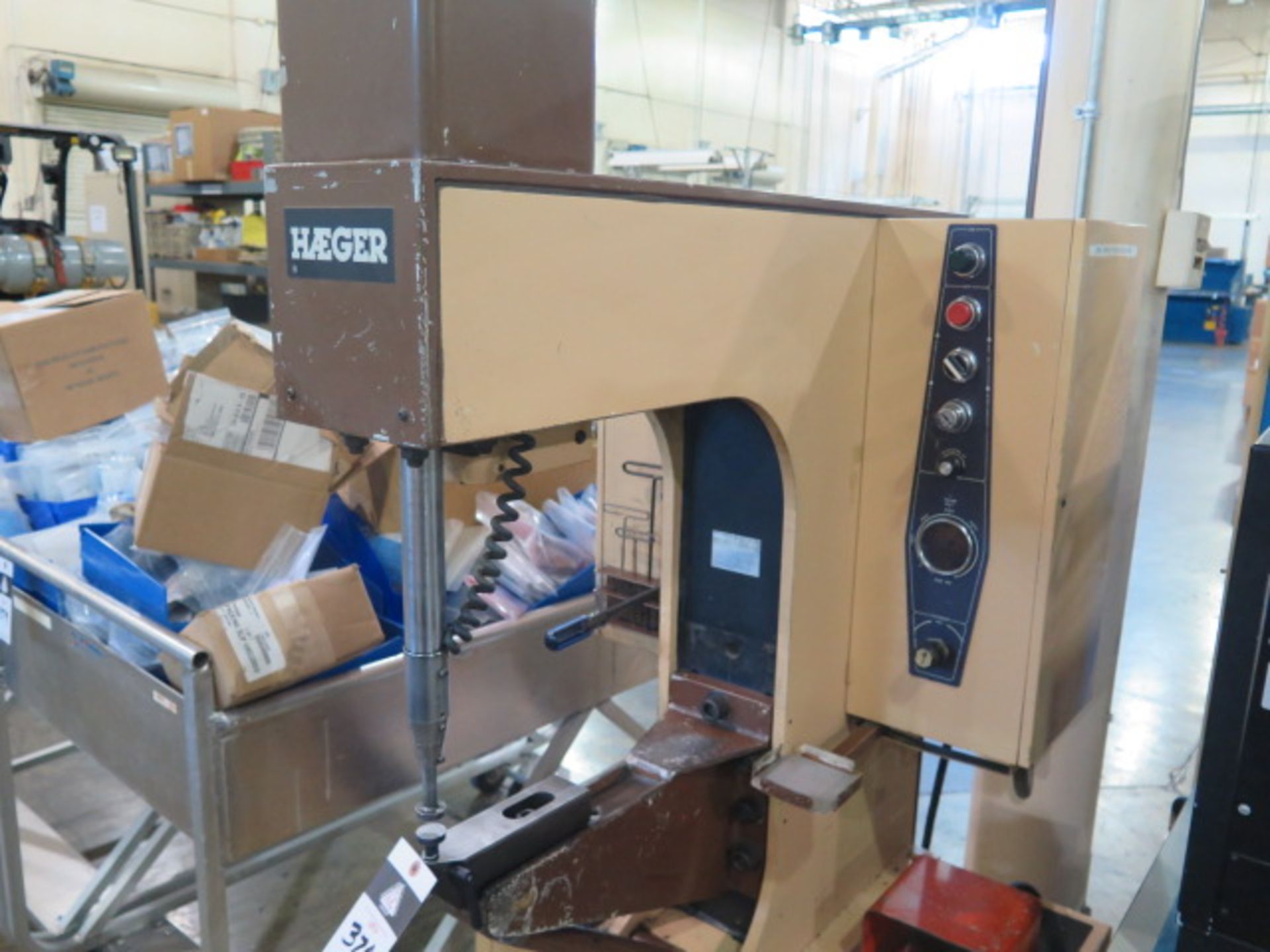 Haeger 6 Ton 18” Hardware Insertion Press w/ Foot Control (SOLD AS-IS - NO WARRANTY) - Image 5 of 10