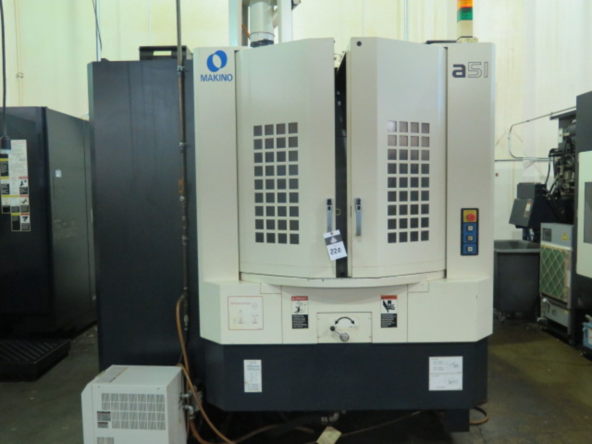 Makino a51 2-Pallet 4-Axis CNC HMC s/n 1616 w/ Makino “Professional 5 Control, SOLD AS IS - Image 16 of 33