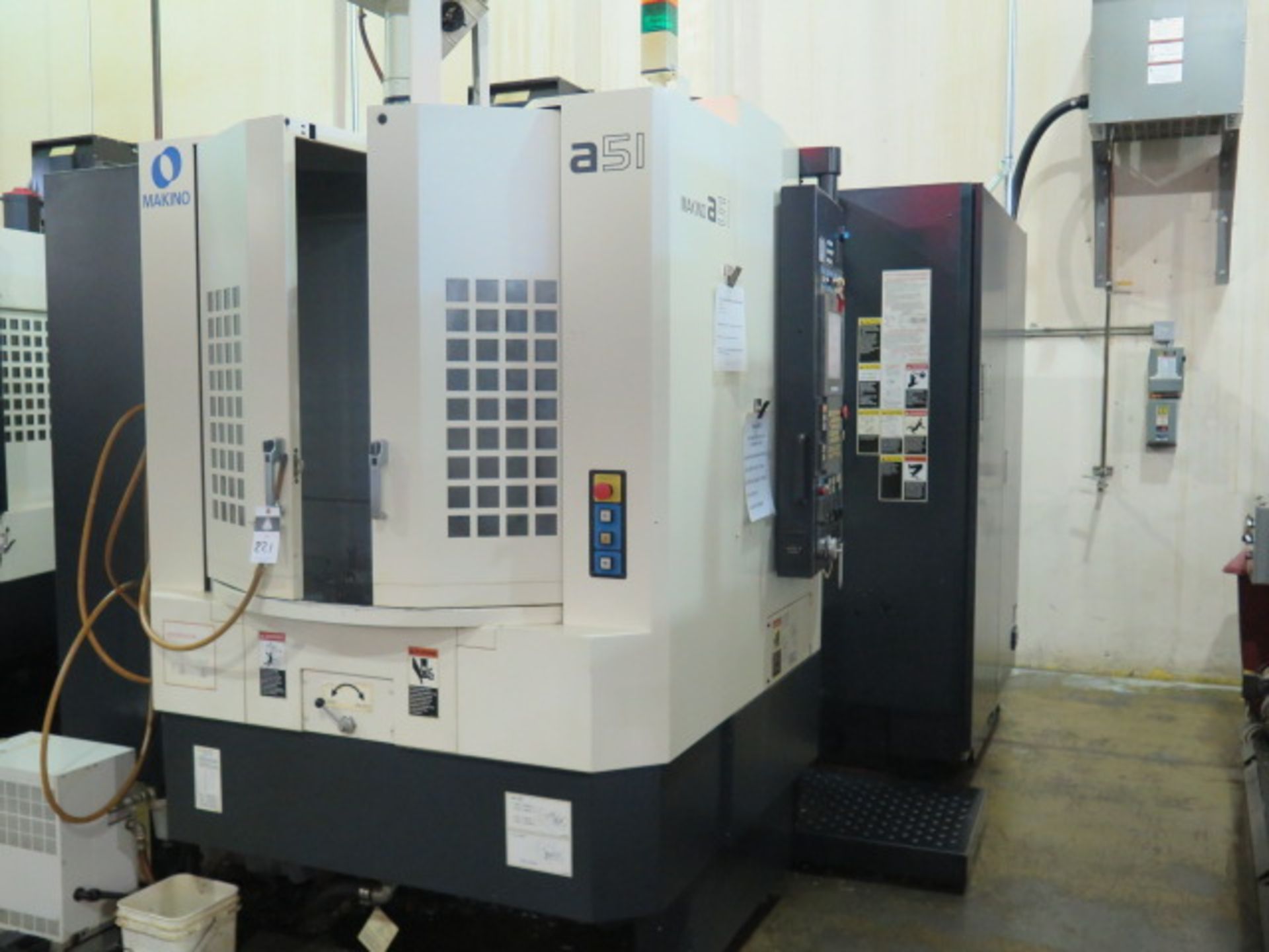 Makino a51 2-Pallet 4-Axis CNC HMC s/n 1615 w/ Makino “Professional 5 Control, SOLD AS IS - Image 3 of 30