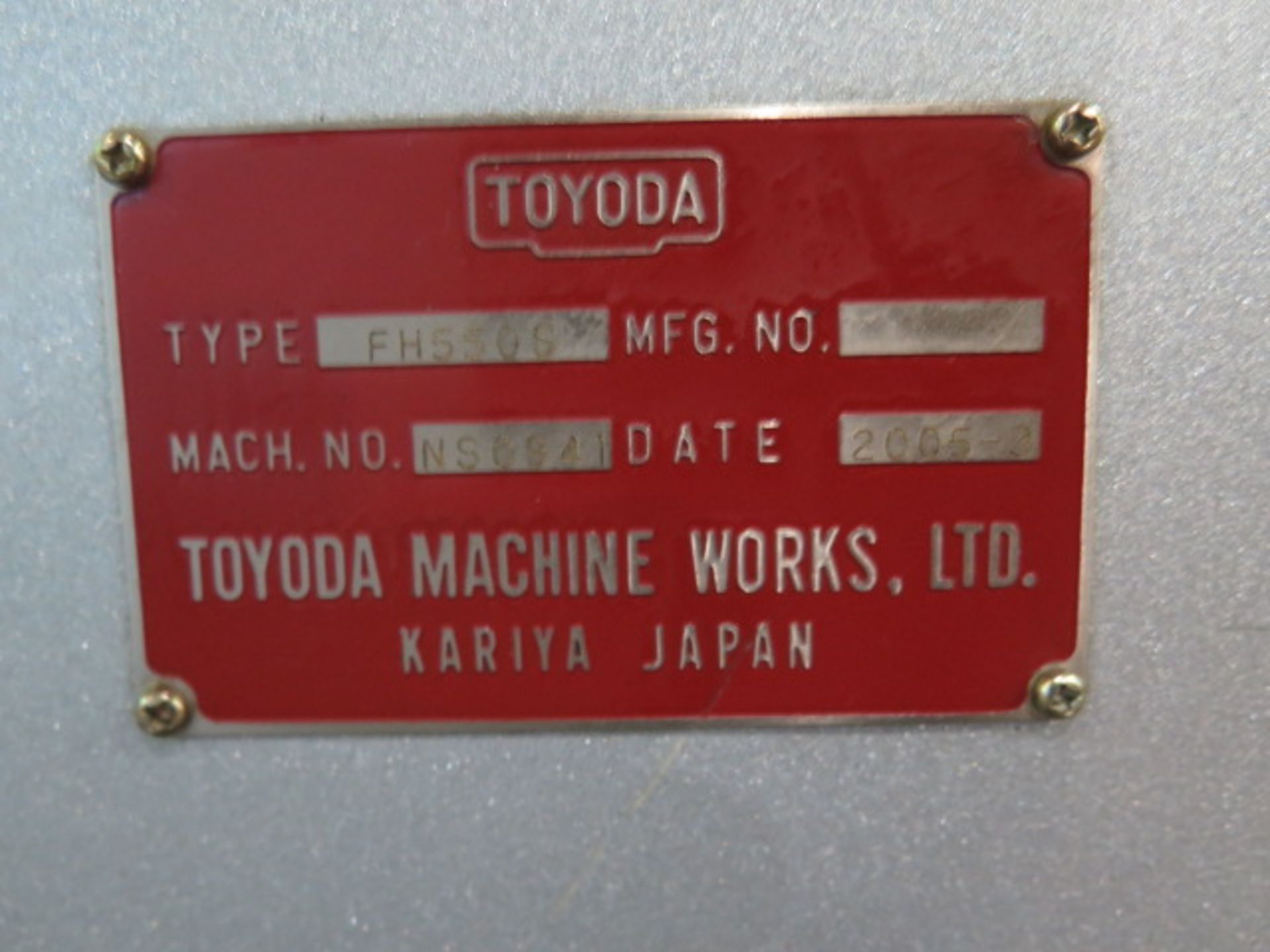 2005 Toyoda FH550S 2-Pallet 4-Axis CNC HMC s/n NS 0941 w/ Fanuc Series 30i, SOLD AS IS - Image 31 of 32