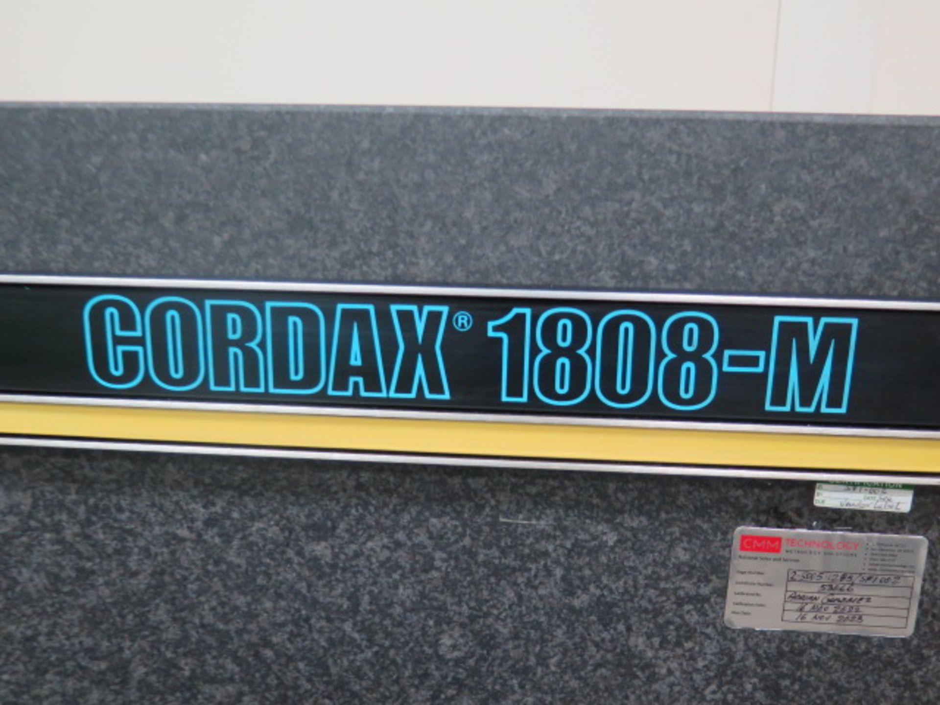 Sheffield Cordax 1808-M CMM s/n 2-6006-1285 w/ Renishaw MH8 Probe, 18” x 36” x 18” Work, SOLD AS IS - Image 9 of 12