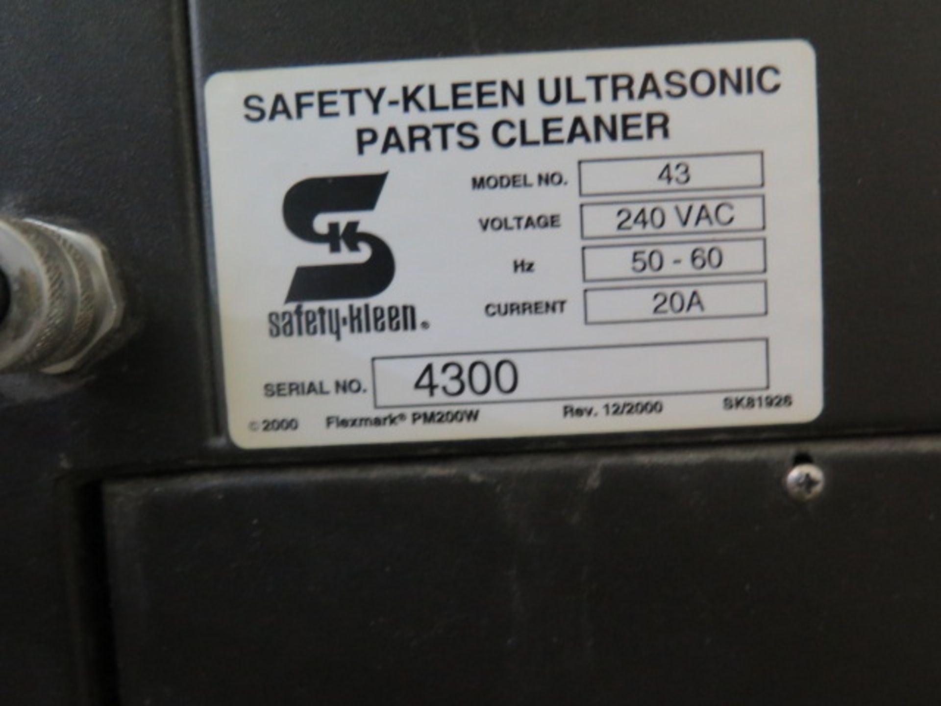 Safety-Kleen Heated Parts Washer (SOLD AS-IS - NO WARRANTY) - Image 7 of 7