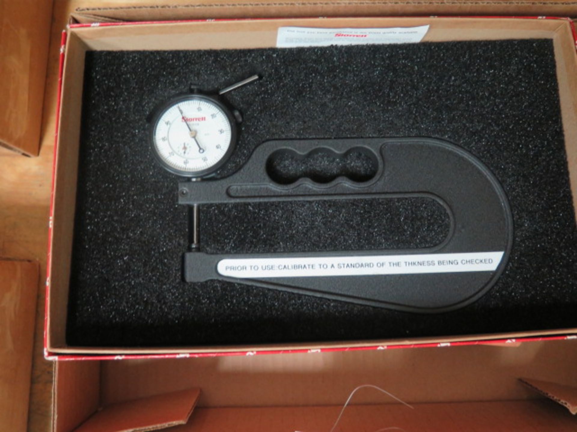 Starrett 0-1" x 6" Deep Throat Dial Snap Gage and Mitutoyo 0-6" Depth Mic (SOLD AS-IS - NO - Image 2 of 6