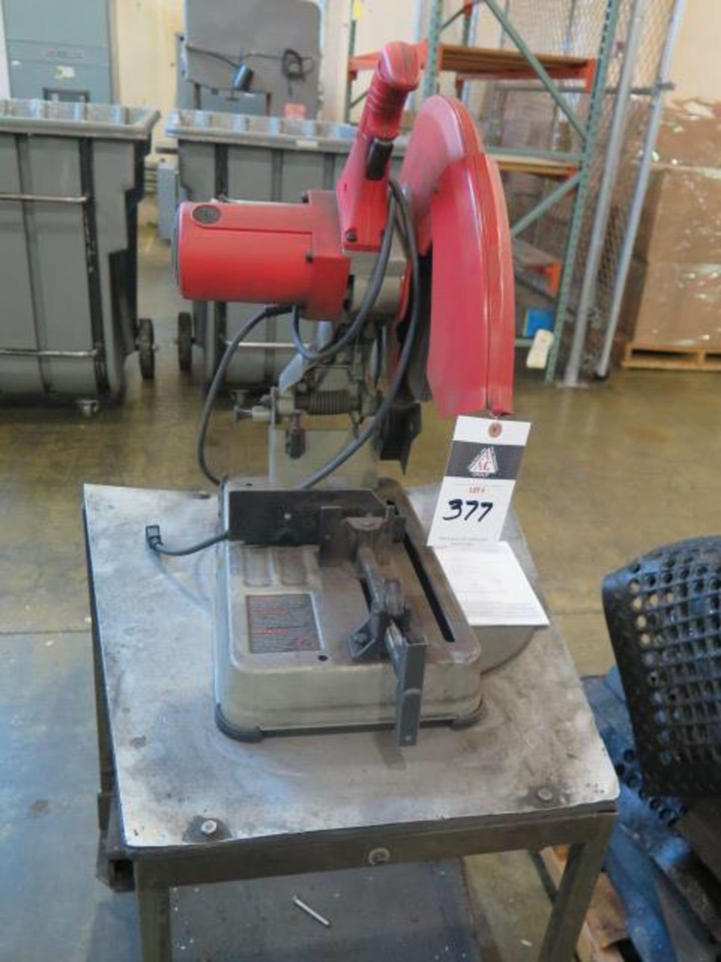 Milwaukee 14" Abrasive Cutoff Saw w/ Cart (SOLD AS-IS - NO WARRANTY)