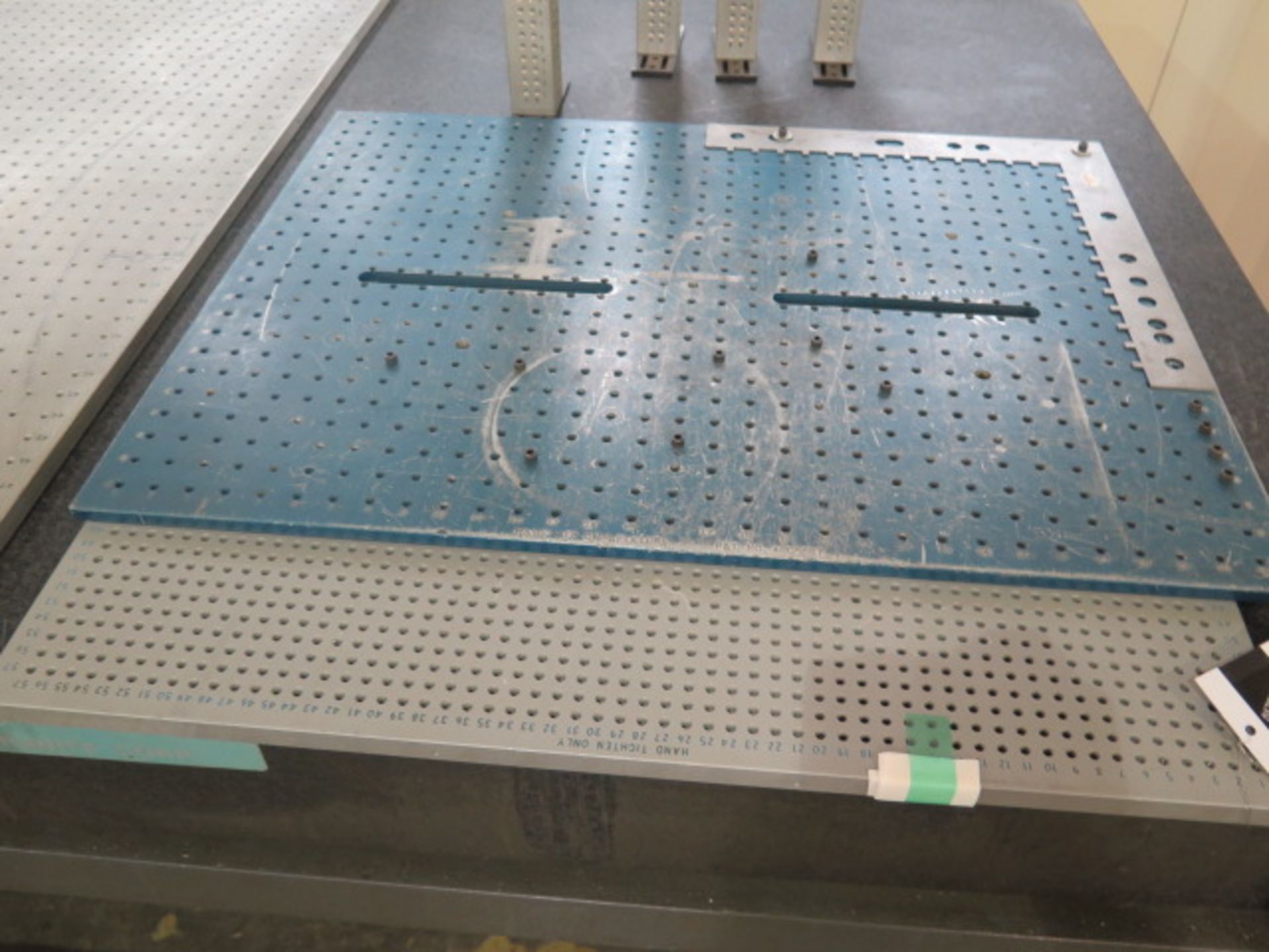 30" x 30" and 24" x 32" Aluminum Tapper-Hole CMM Fixture Plates (2) (SOLD AS-IS - NO WARRANTY) - Image 2 of 10