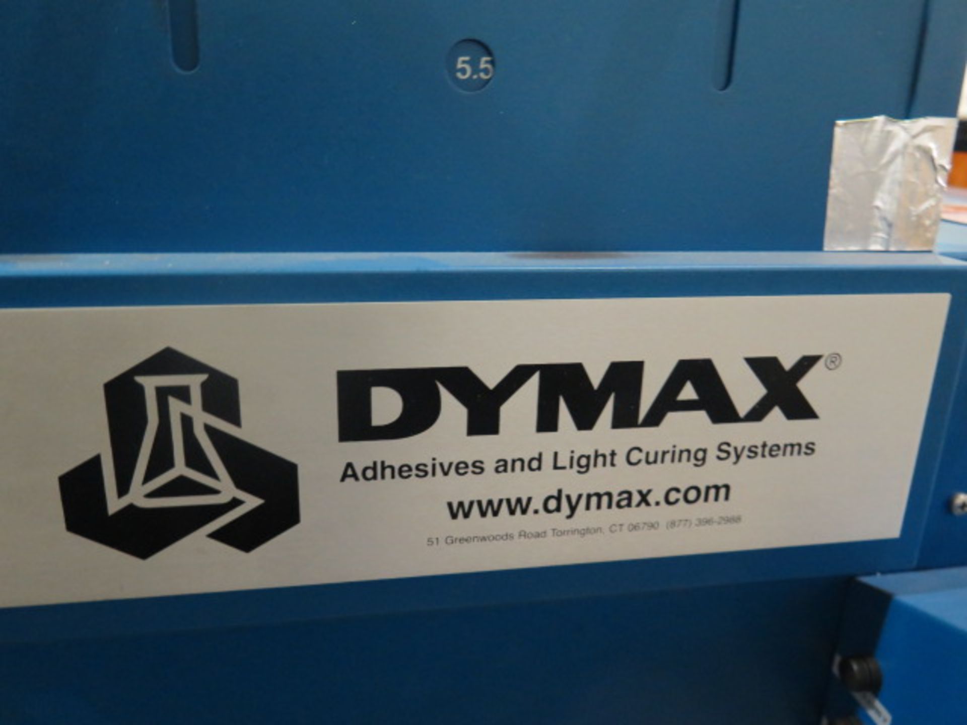 Dymax mdl. UVCS-D-120 Adhesive & Light Curing System s/n 051048 w/ 12” Thru Feed Belt (SOLD AS- - Image 9 of 10