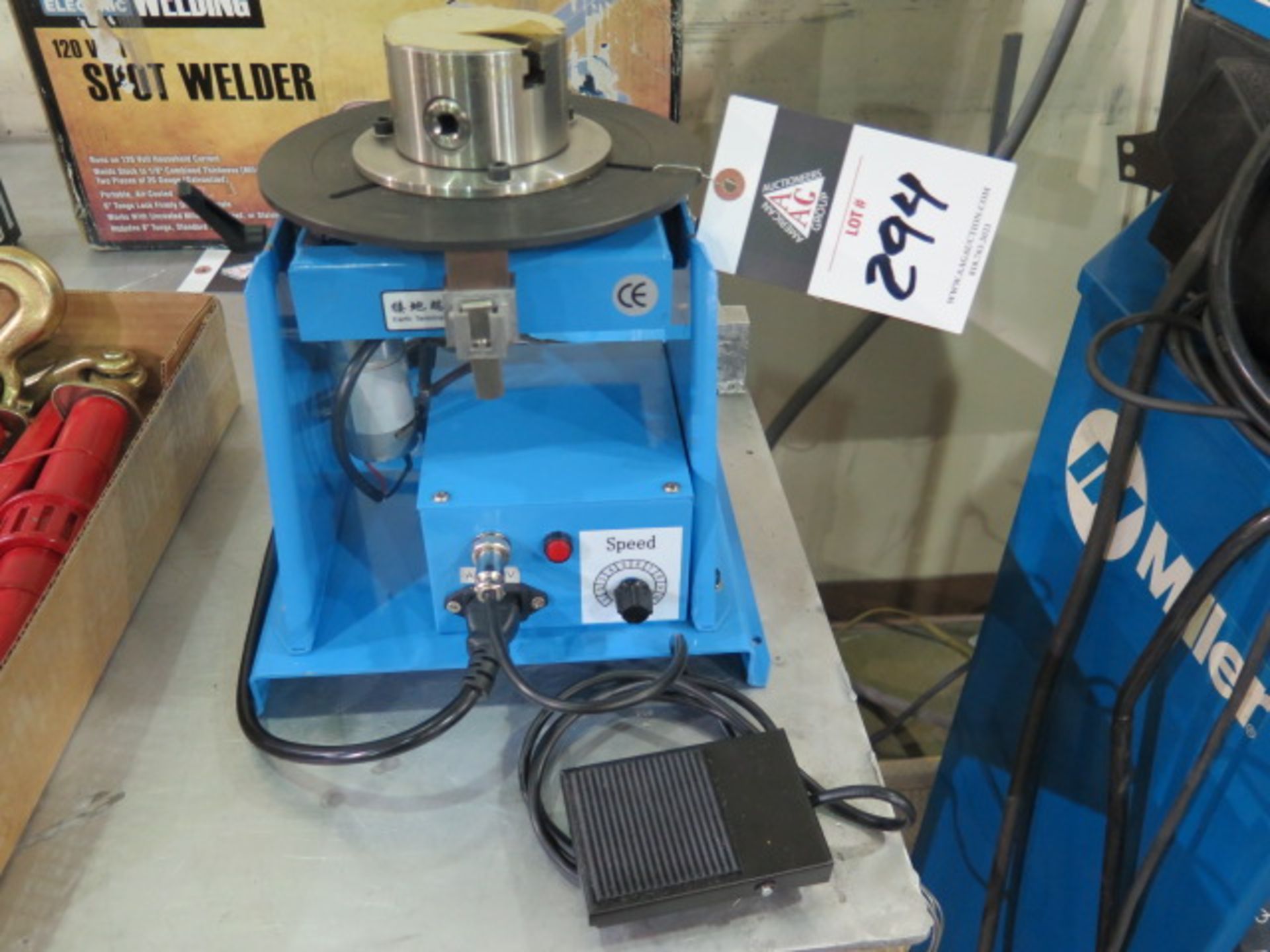 Jinan Handa HD-10 8" Motorized Welding Positioner (SOLD AS-IS - NO WARRANTY)