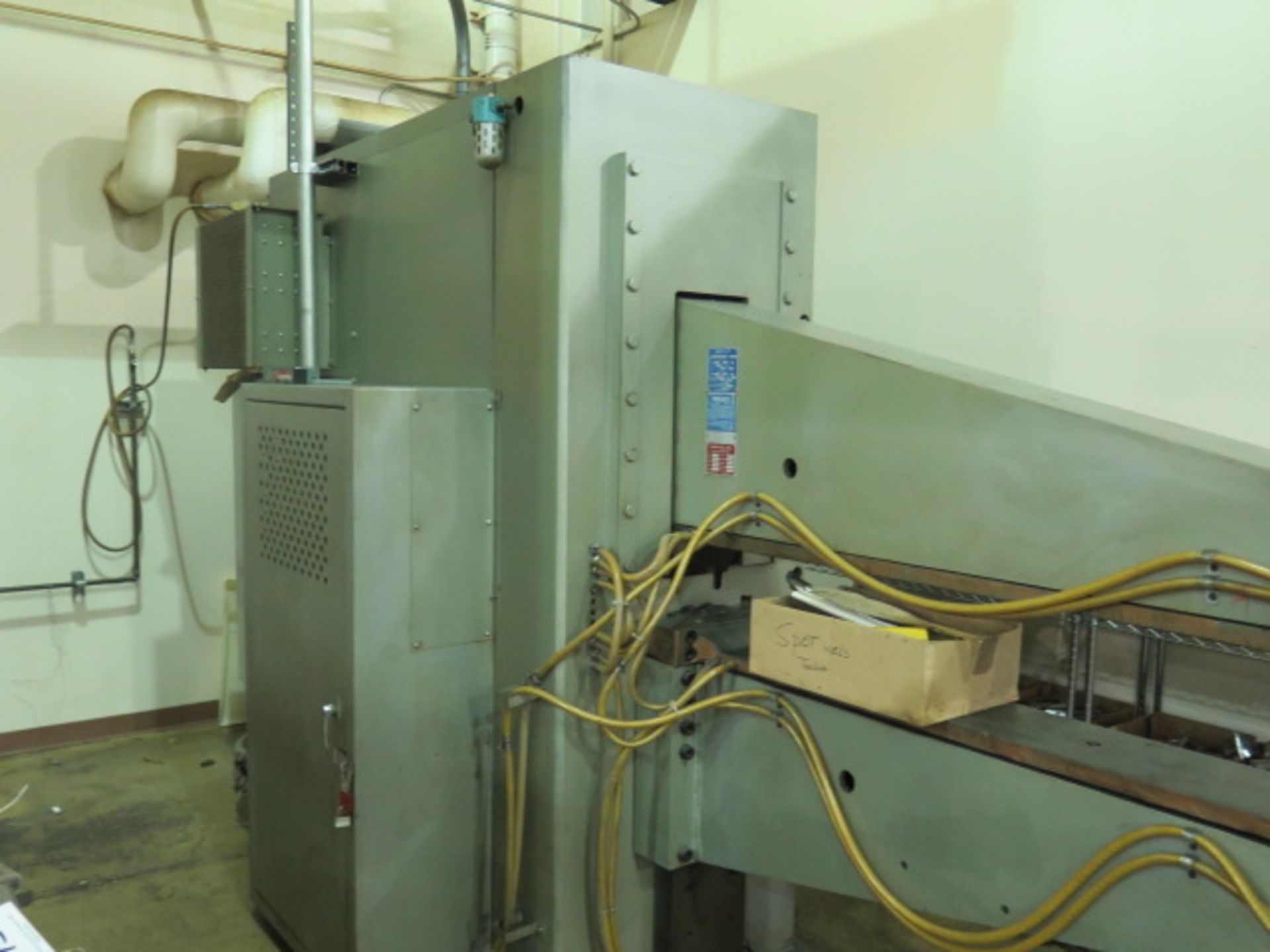 Janda PMCR2 250kVA Spot Welder s/n 6646 w/ iii 301A Resistance Welding Contr, 82" Throat, SOLD AS IS - Image 4 of 12