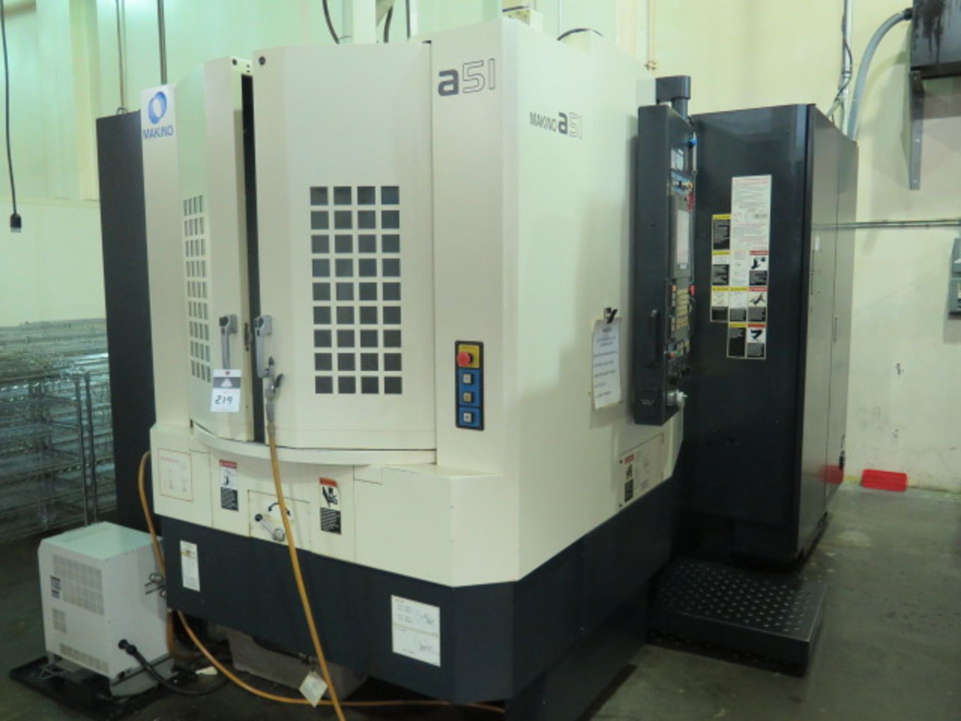 Makino a51 2-Pallet 4-Axis CNC HMC s/n 1617 w/ Makino “Professional 5 Control, SOLD AS IS - Image 2 of 33