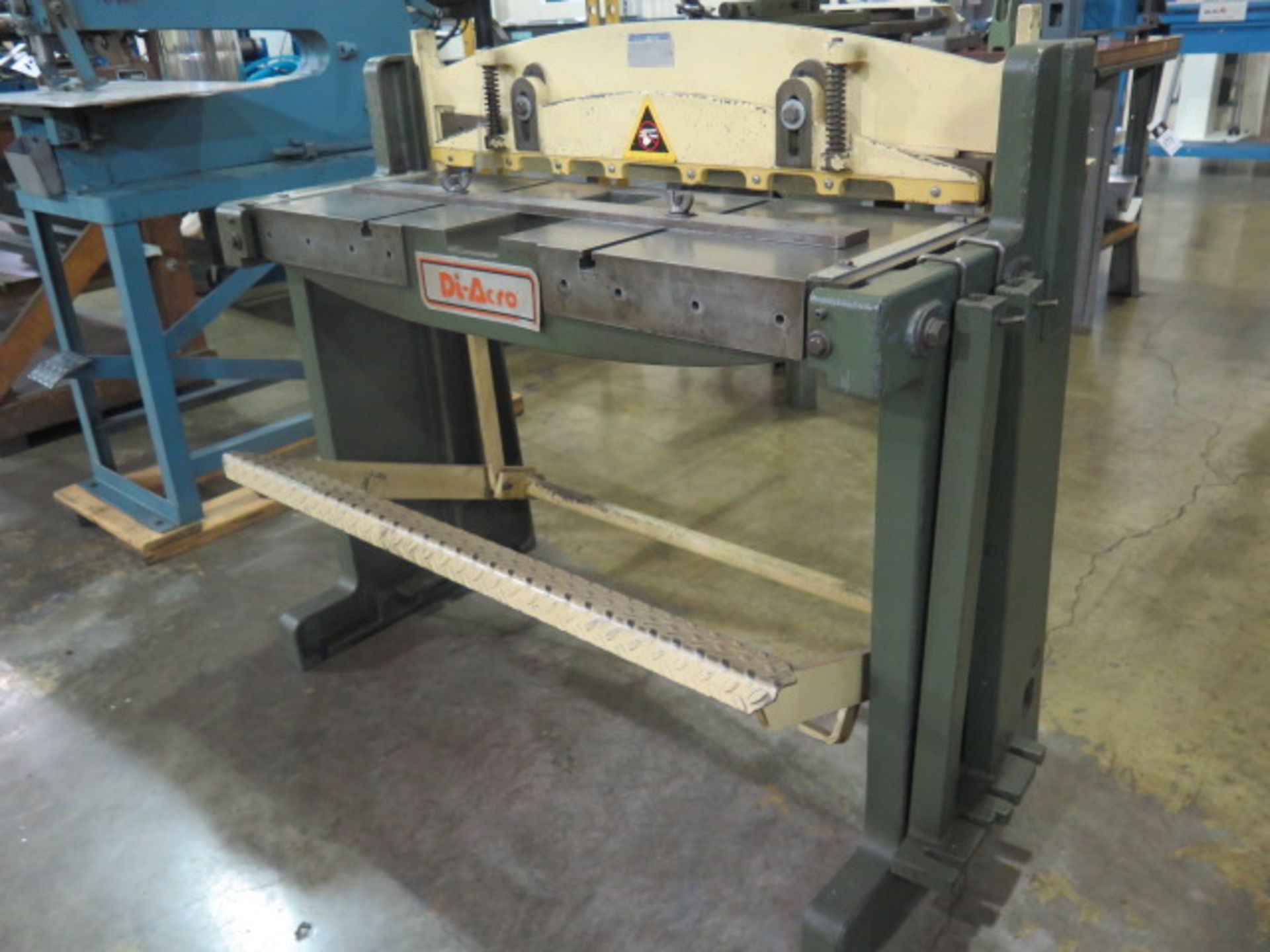 DiAcro 16GA x 37” Kick Shear s/n EF2347 w/ Back Gauge (SOLD AS-IS - NO WARRANTY) - Image 3 of 9