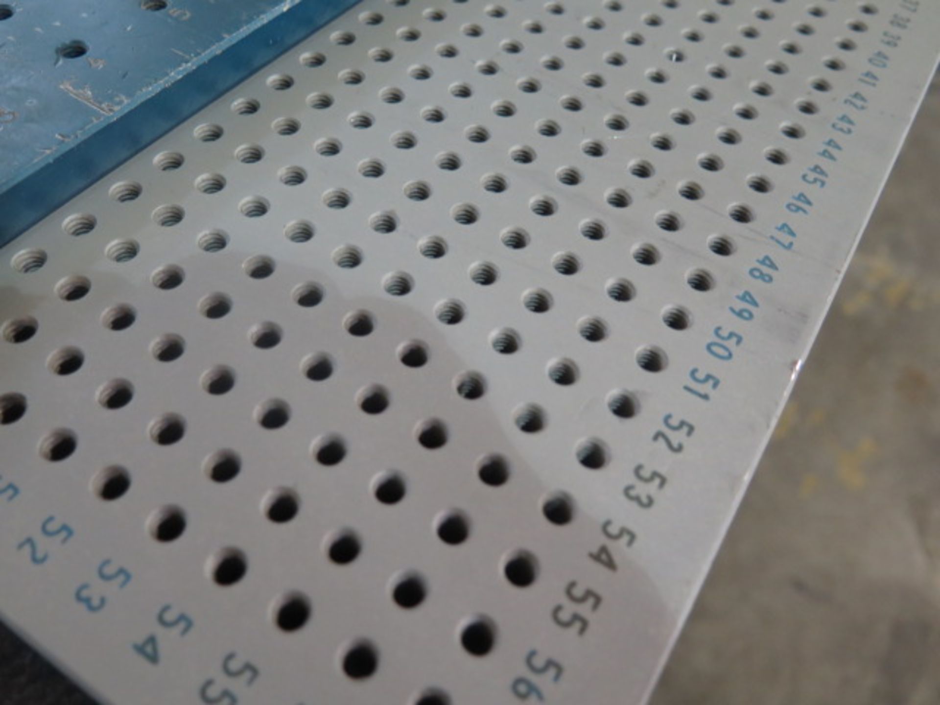 30" x 30" and 24" x 32" Aluminum Tapper-Hole CMM Fixture Plates (2) (SOLD AS-IS - NO WARRANTY) - Image 4 of 10