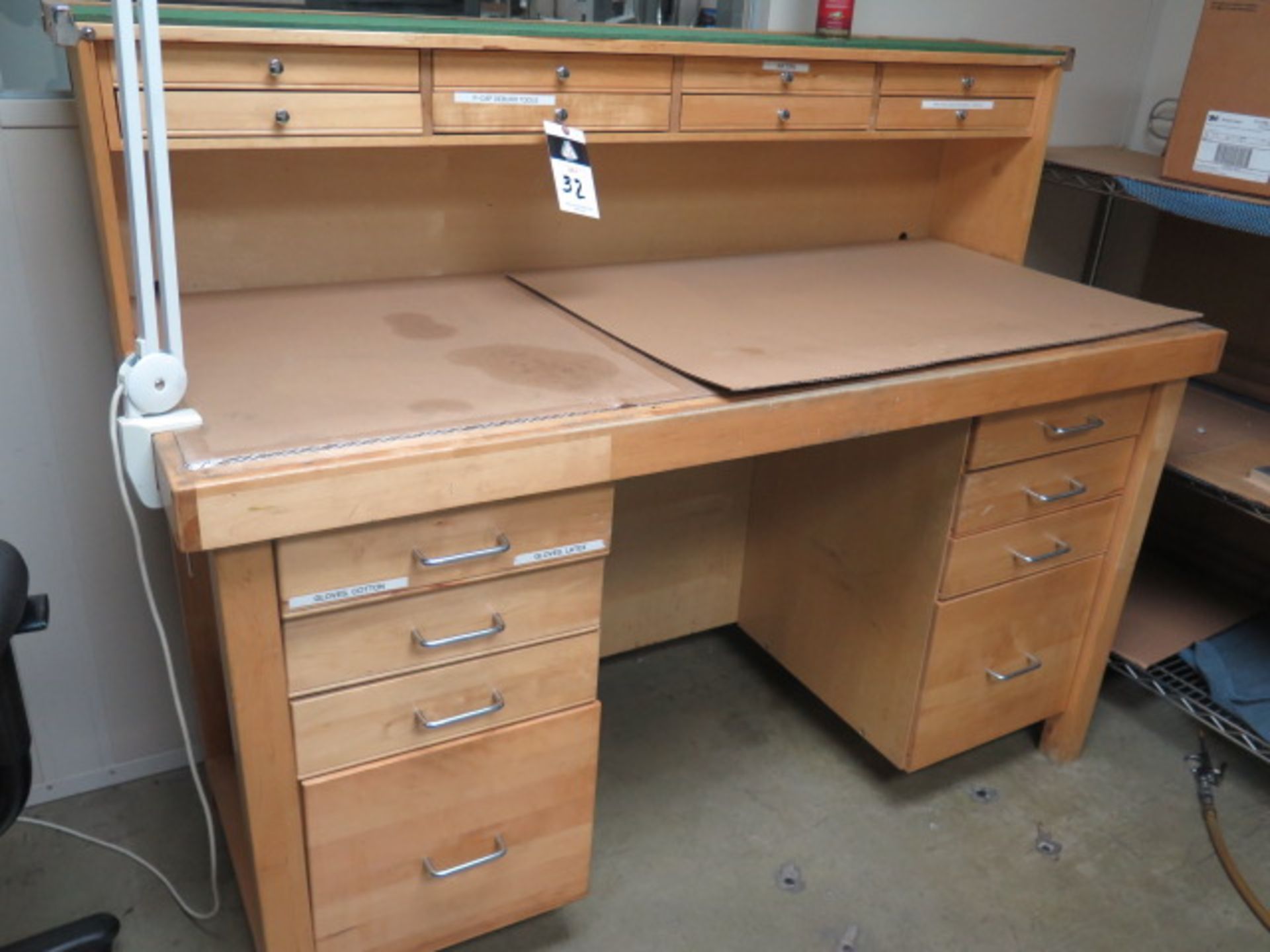 Wooden Desk (SOLD AS-IS - NO WARRANTY) - Image 3 of 6