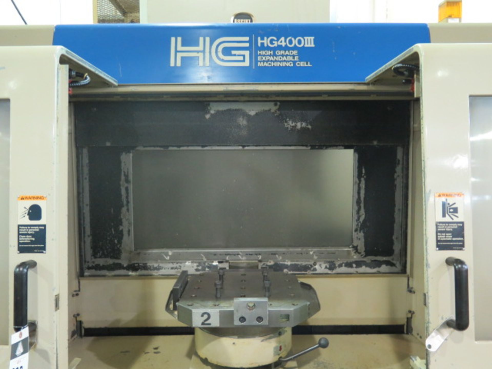 Hitachi Seiki HG400 III 2-Pallet 4-Axis CNC Horizontal Machining Center s/n HG43653 w/ SOLD AS IS - Image 13 of 26