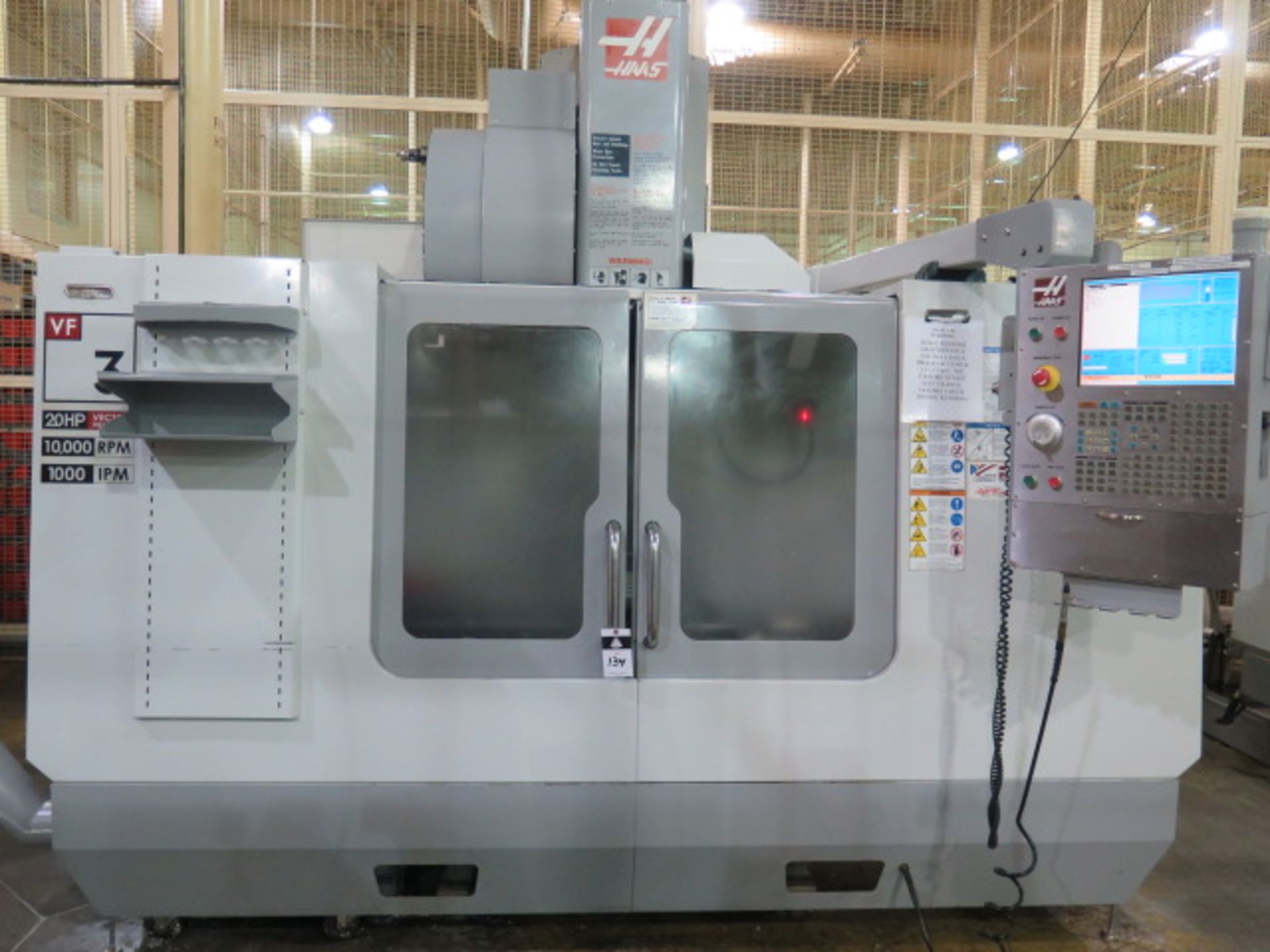 2008 Haas VF-3D 4-Axis CNC VMC s/n 1068632 w/ Haas Controls, Hand Wheel, 24-ATC, Cat 40, SOLD AS IS