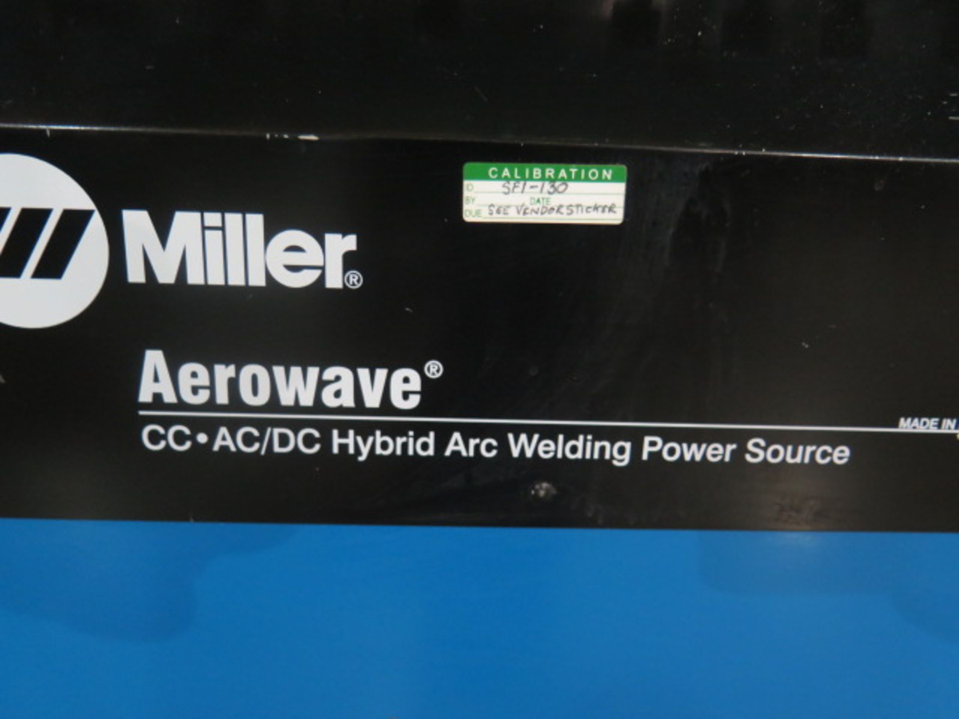 Miller Aerowave 500 Amp CC-AC/DC Arc Welding Source s/n KK226490 w/ Coolmate-3 Cooler, SOLD AS IS - Image 10 of 10