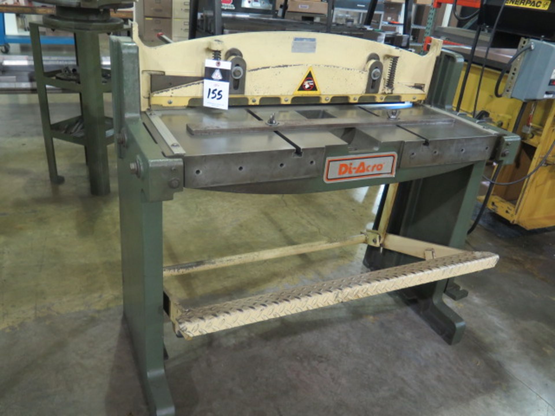 DiAcro 16GA x 37” Kick Shear s/n EF2347 w/ Back Gauge (SOLD AS-IS - NO WARRANTY) - Image 2 of 9