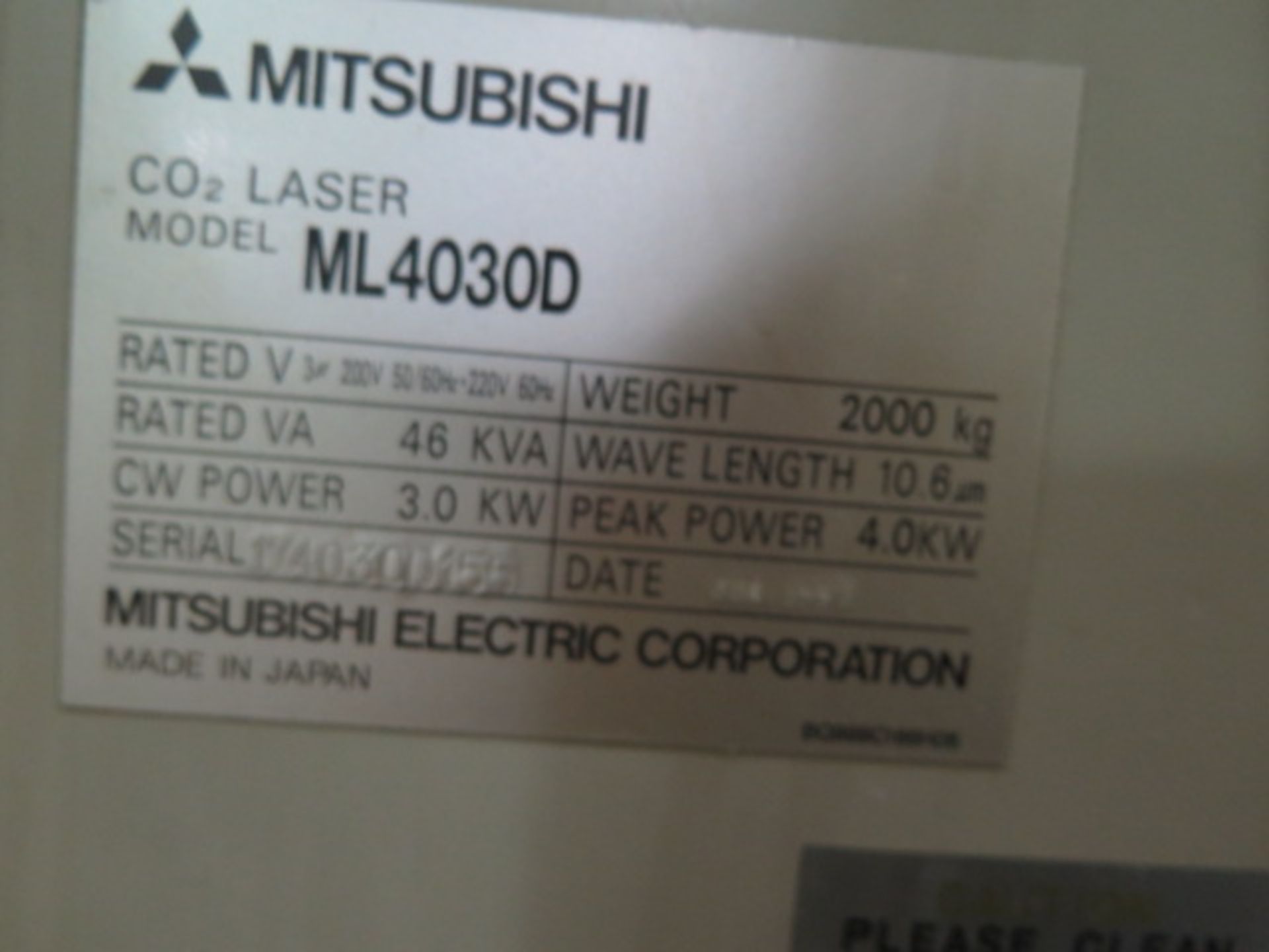 1997 Mitsubishi 3015 LXP 5’ x 10’ 2-Shuttle CNC Laser Contour Machine s/n LH44284 w/ SOLD AS IS - Image 23 of 36