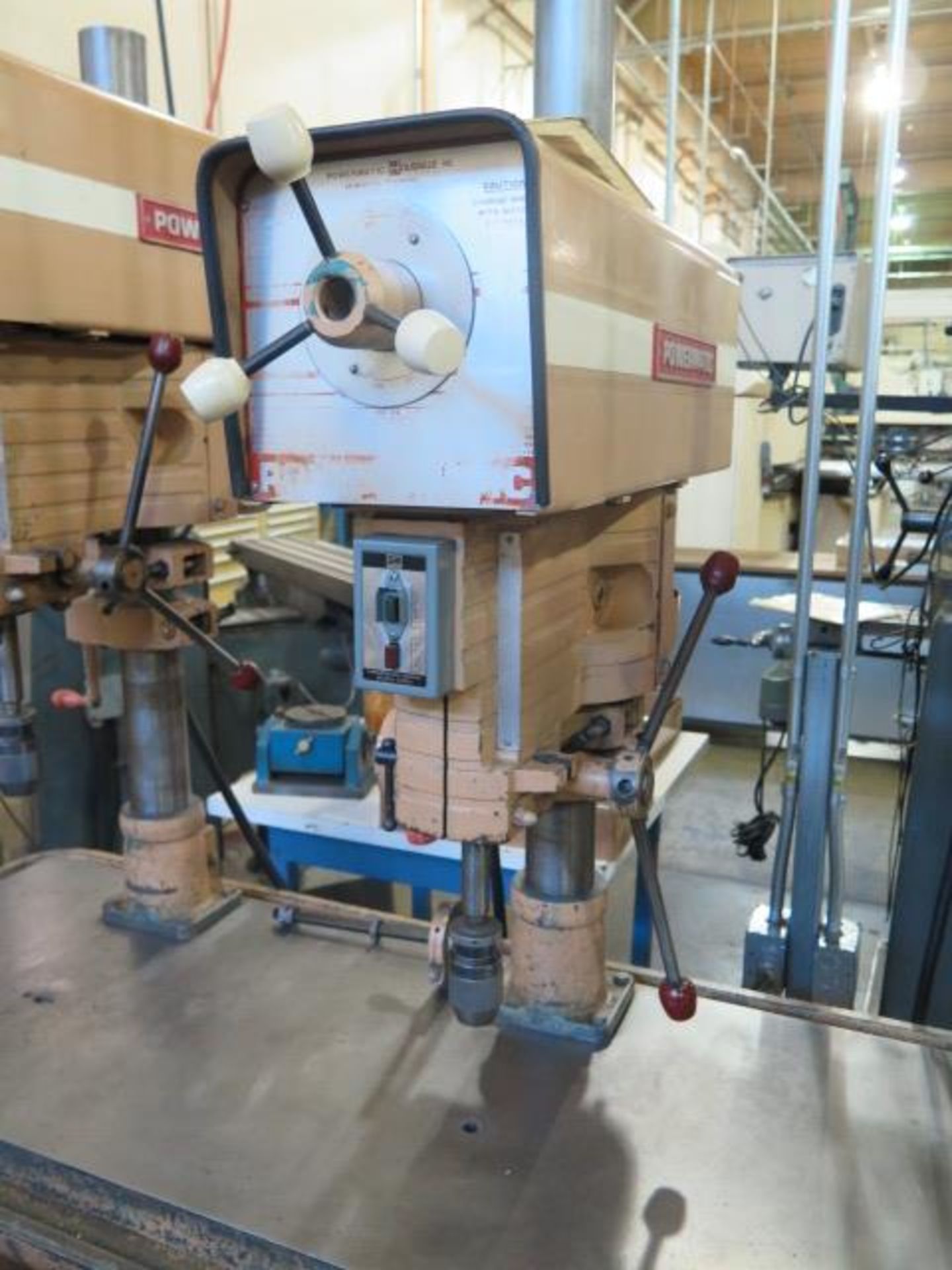 Powermatic 3-Head Gang Drill Press w/ (3) Variable Speed Heads, 65” x 20” Table (SOLD AS-IS - NO - Image 6 of 8