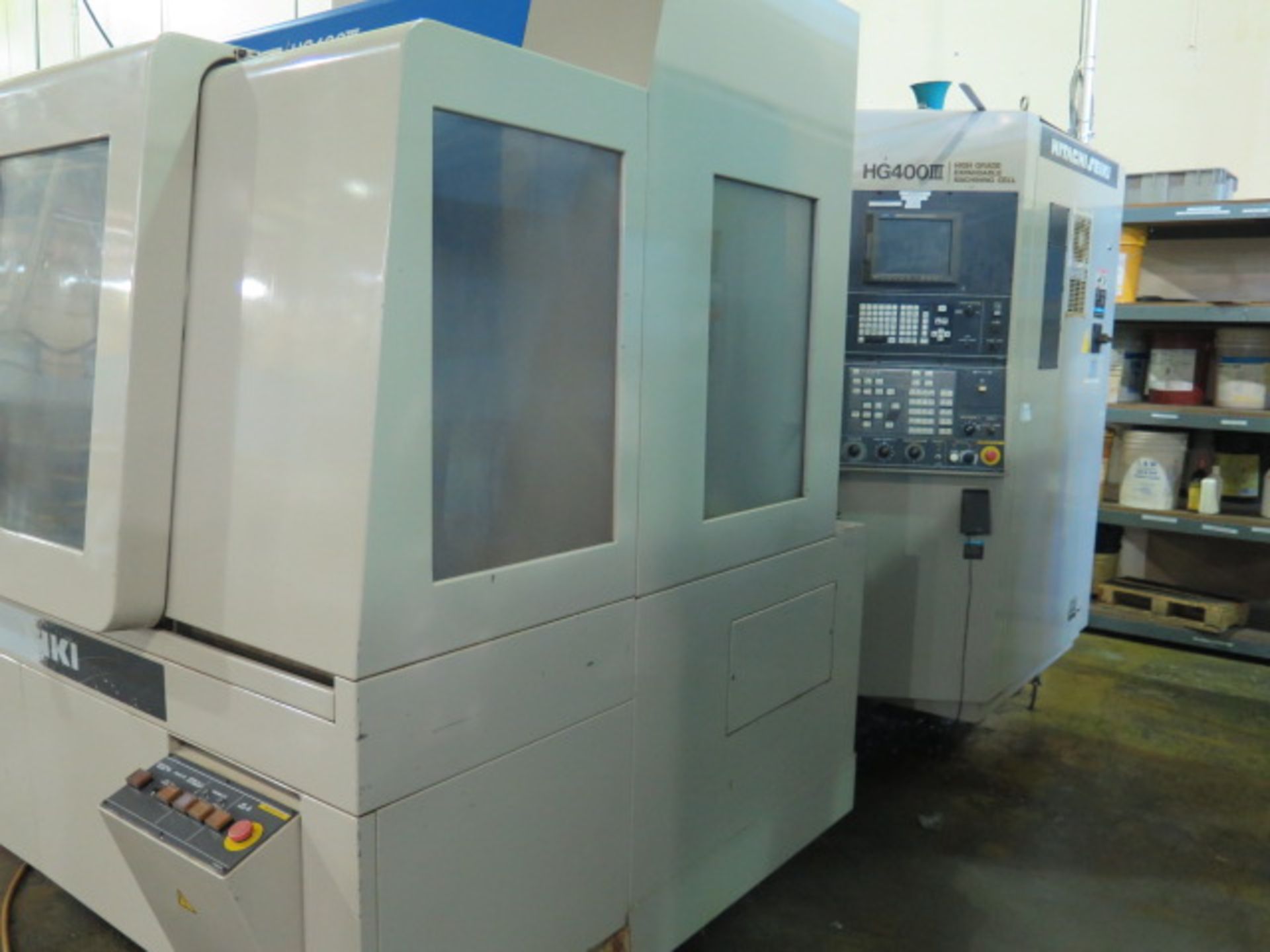 Hitachi Seiki HG400 III 2-Pallet 4-Axis CNC Horizontal Machining Center s/n HG43622 w/ SOLD AS IS - Image 2 of 25