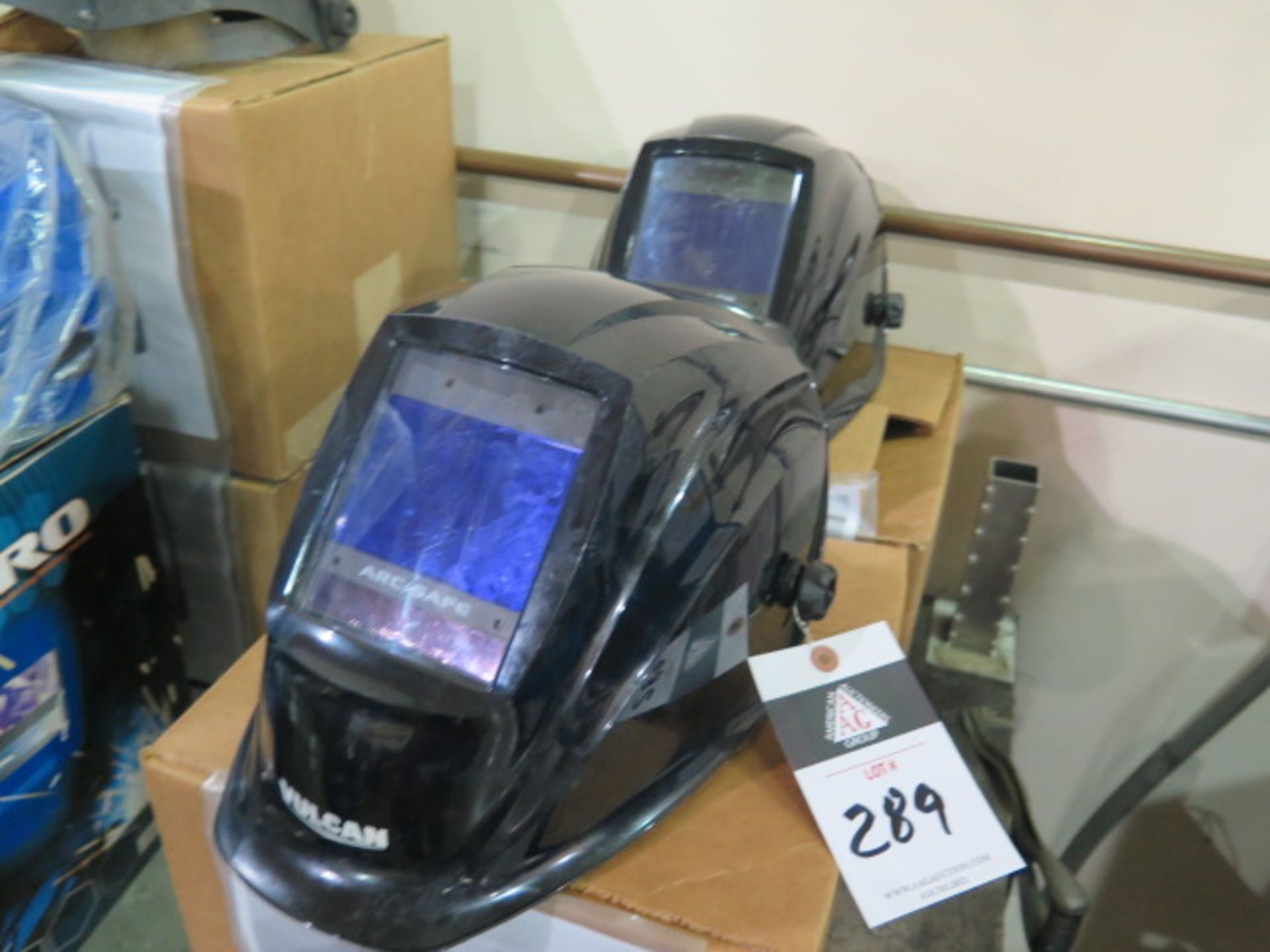 Welding Helmets (2) (SOLD AS-IS - NO WARRANTY)