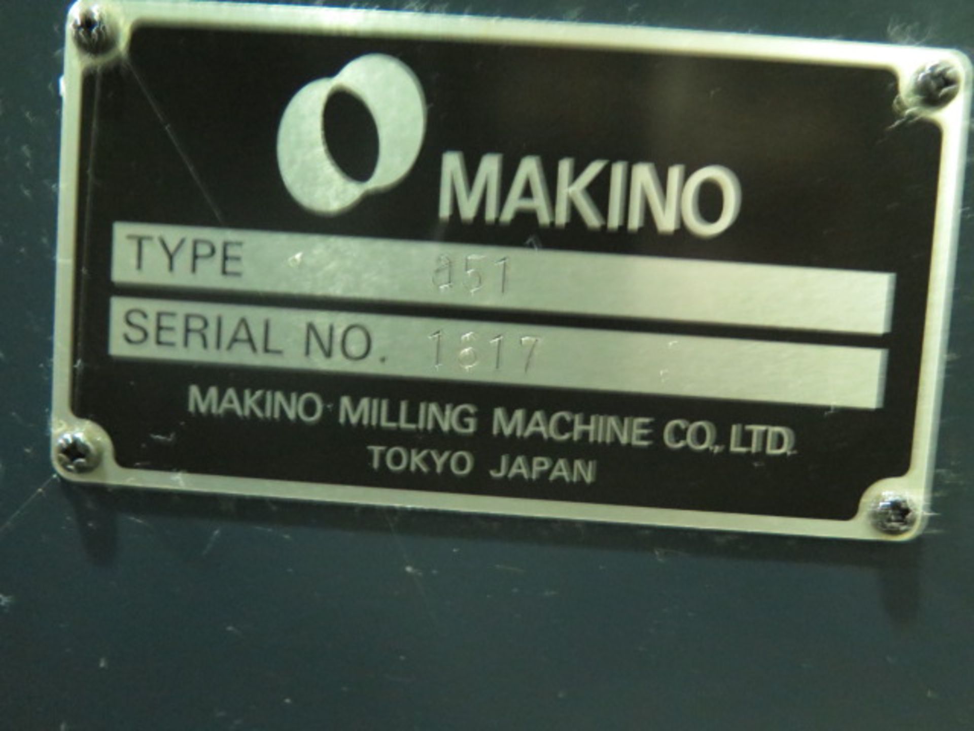 Makino a51 2-Pallet 4-Axis CNC HMC s/n 1617 w/ Makino “Professional 5 Control, SOLD AS IS - Image 32 of 33