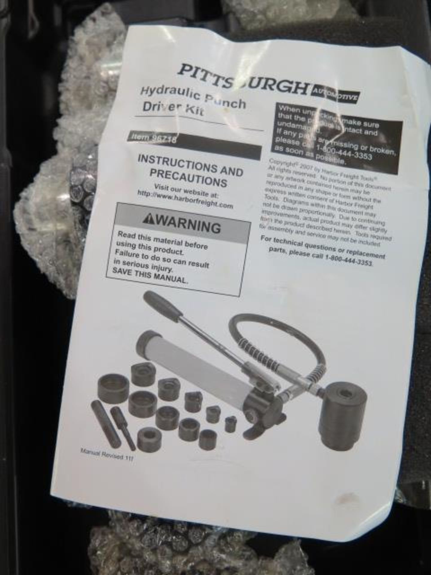 Pittsburgh Hydraulic Punch Driver Set (SOLD AS-IS - NO WARRANTY) - Image 6 of 6