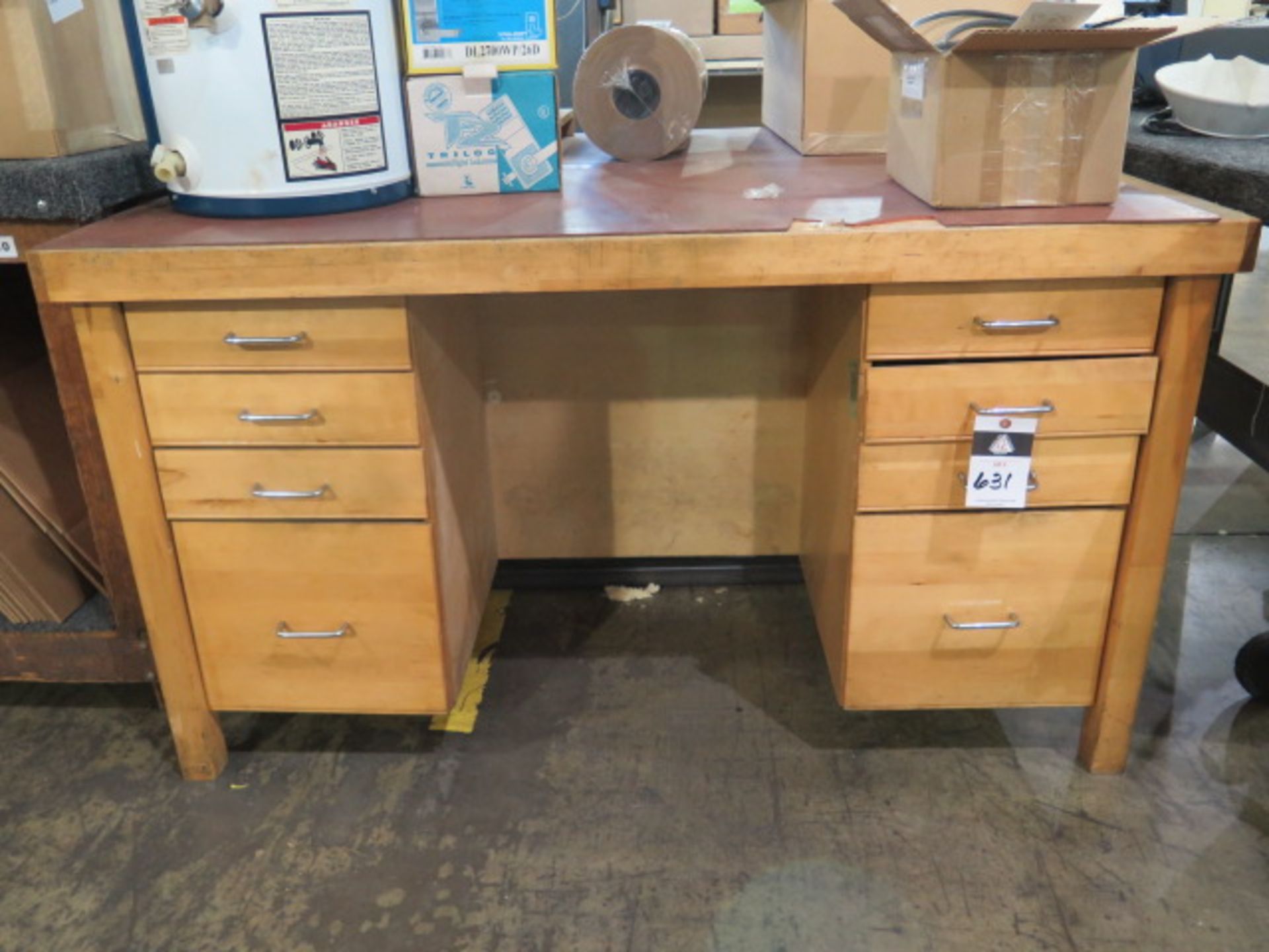 Wooden Desk (SOLD AS-IS - NO WARRANTY)