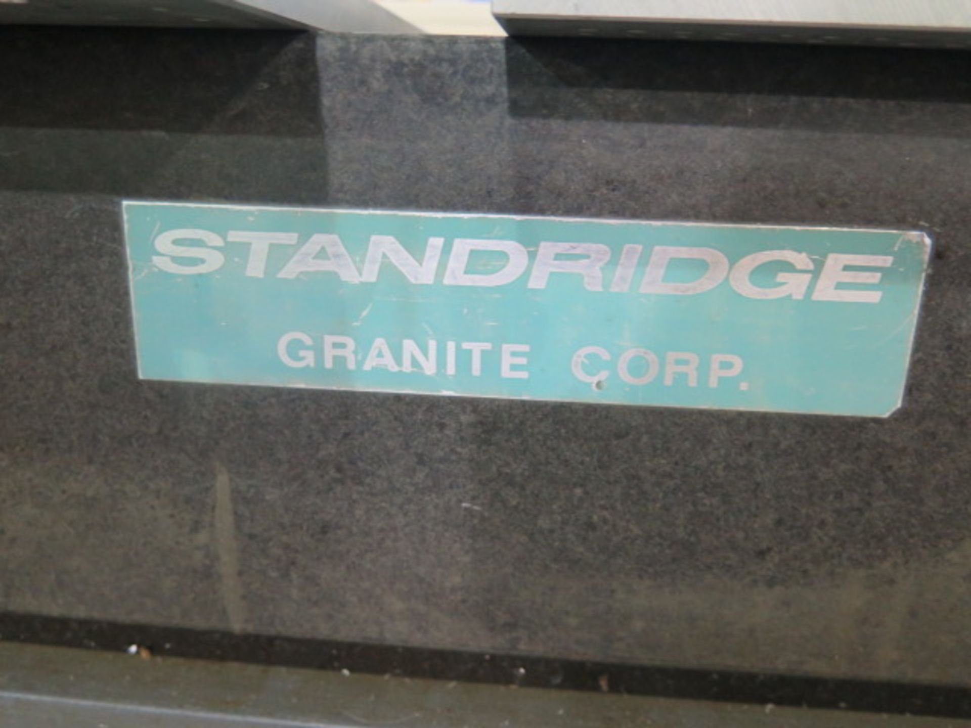 Standridge 48" x 72" x 8 1/2" Granite Surface Plate w/ Rolling Stand (SOLD AS-IS - NO WARRANTY) - Image 7 of 7
