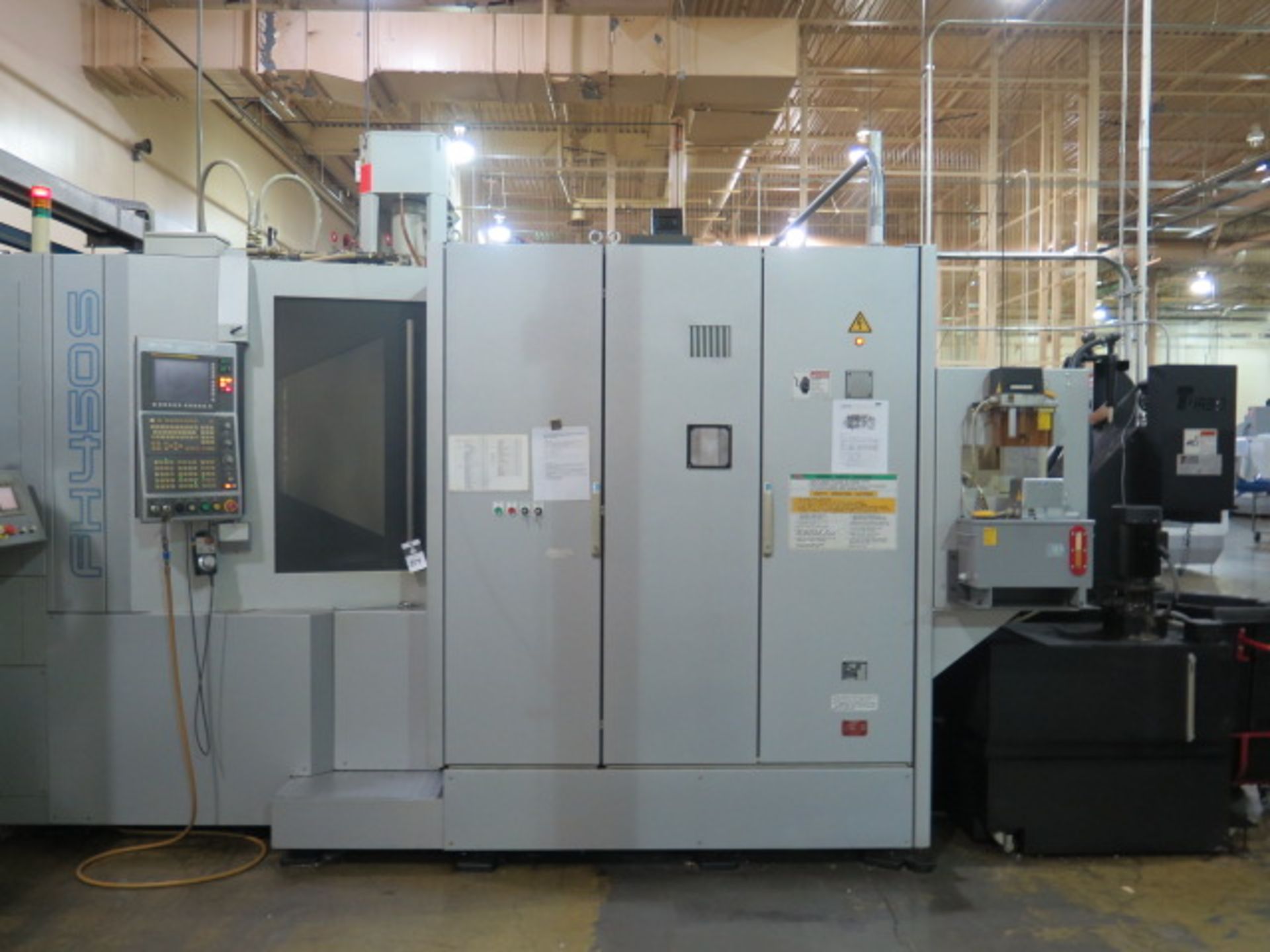 2007 Toyoda FH450S 2-Pallet 4-Axis CNC HMC s/n NS2138 w/ Fanuc Series 31i-Model, SOLD AS IS