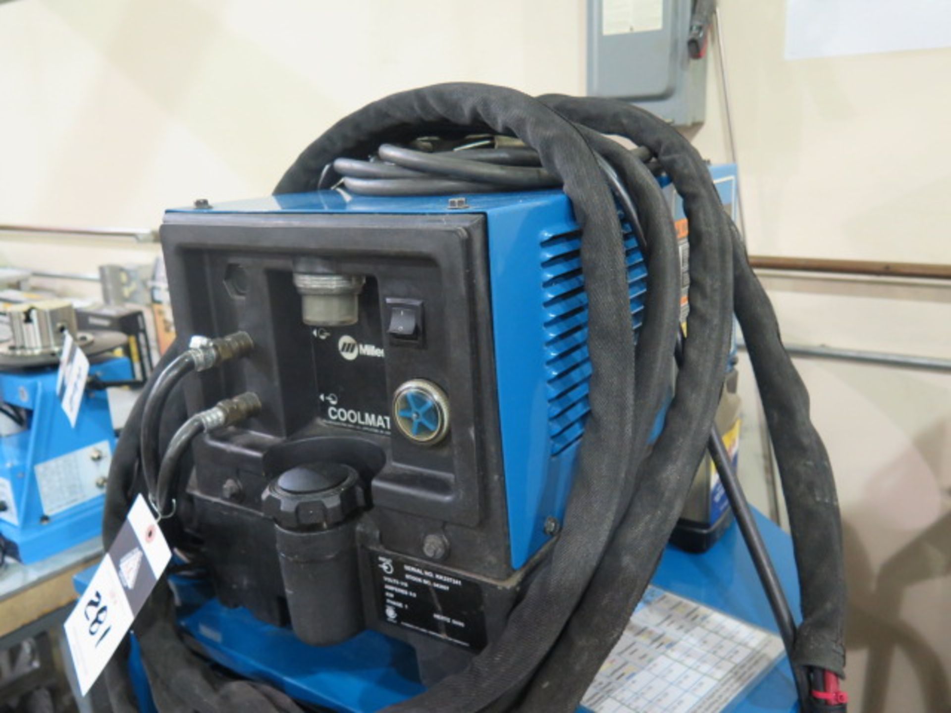 Miller Aerowave 500 Amp CC-AC/DC Arc Welding Source s/n LE079059 w/ Coolmate-3 Cooler, SOLD AS IS - Image 5 of 9
