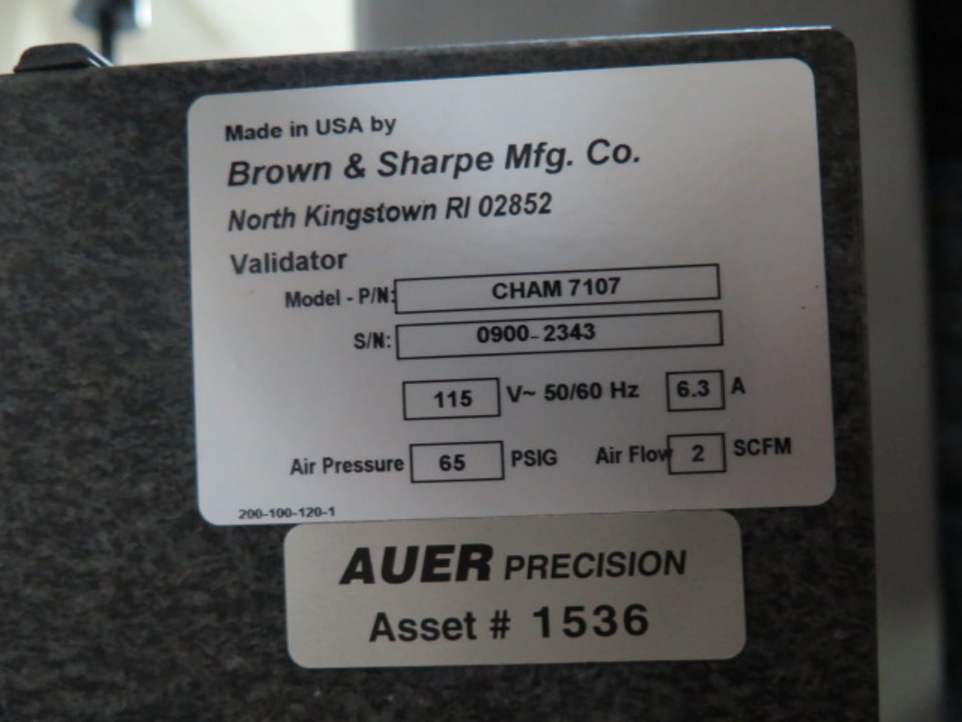 Brown & Sharpe “Chameleon” CHAM 7.10.7 CMM Machine s/n 0900-2343 w/ PC-DMIS 2014, Renishaw PH10MQ - Image 16 of 16