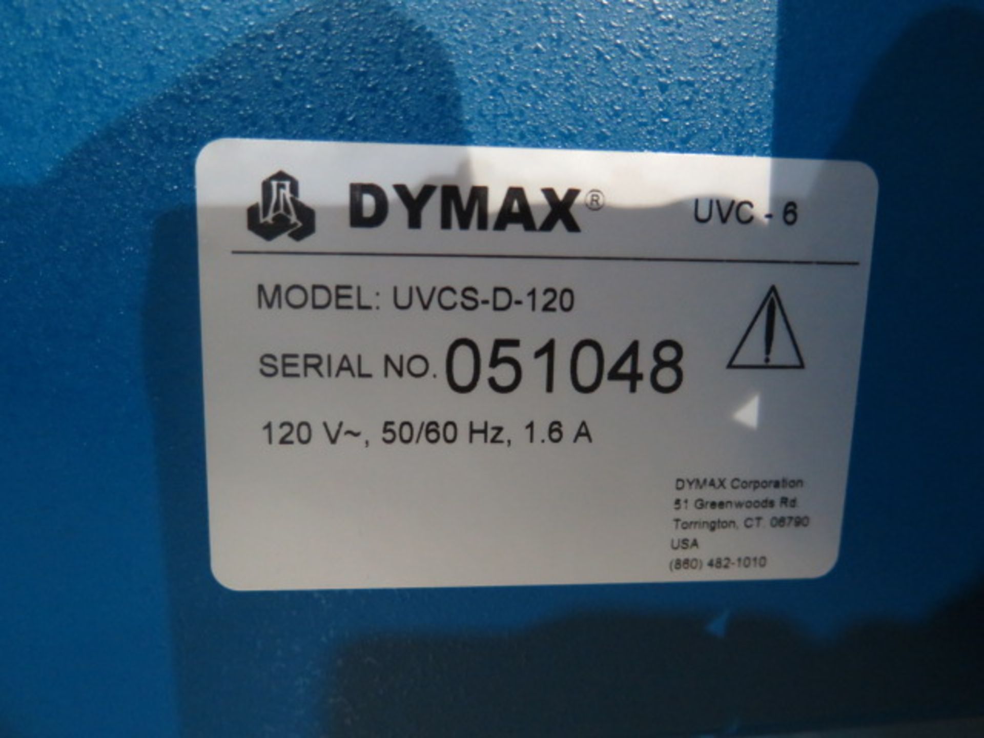 Dymax mdl. UVCS-D-120 Adhesive & Light Curing System s/n 051048 w/ 12” Thru Feed Belt (SOLD AS- - Image 10 of 10