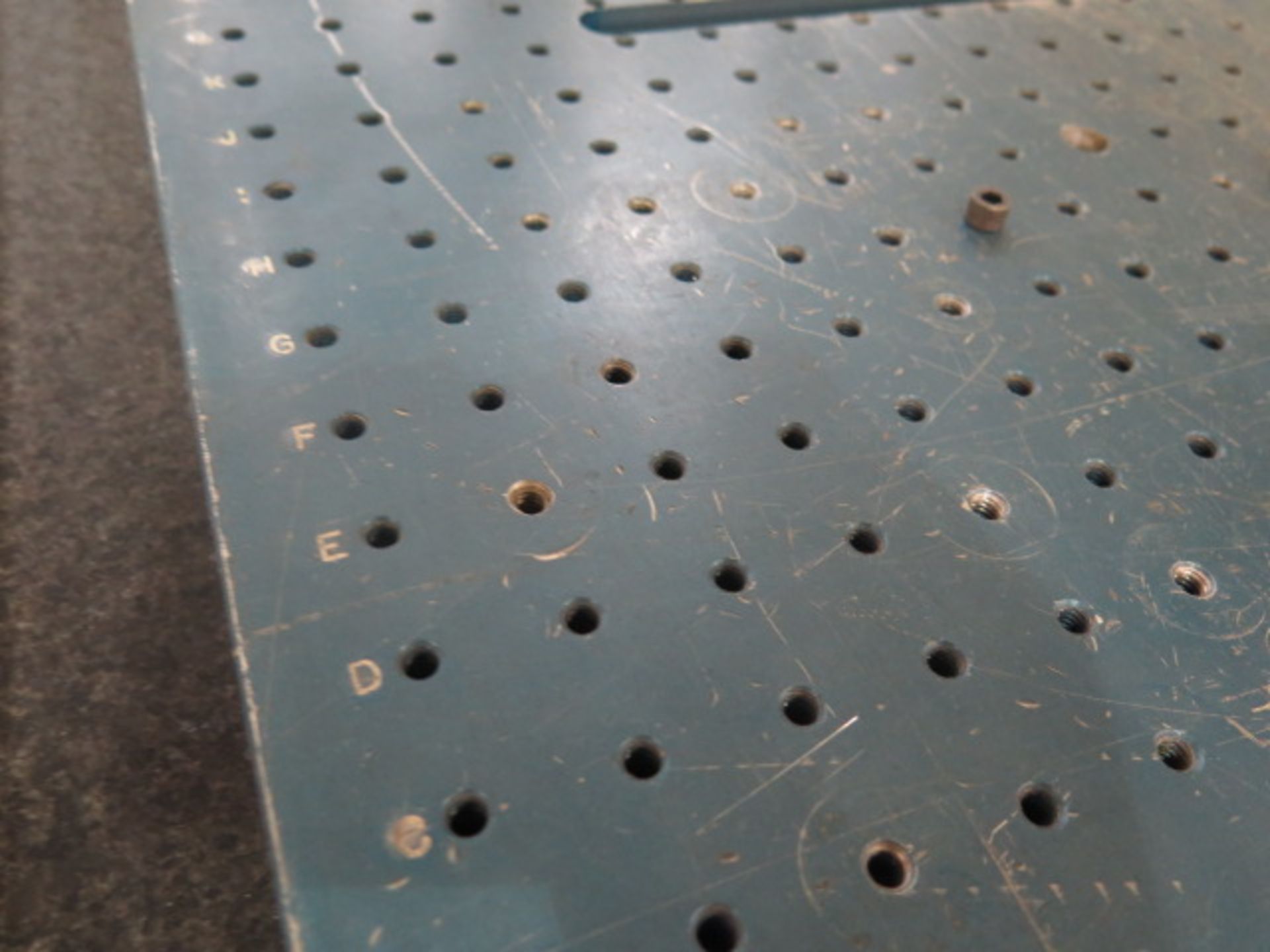 30" x 30" and 24" x 32" Aluminum Tapper-Hole CMM Fixture Plates (2) (SOLD AS-IS - NO WARRANTY) - Image 9 of 10