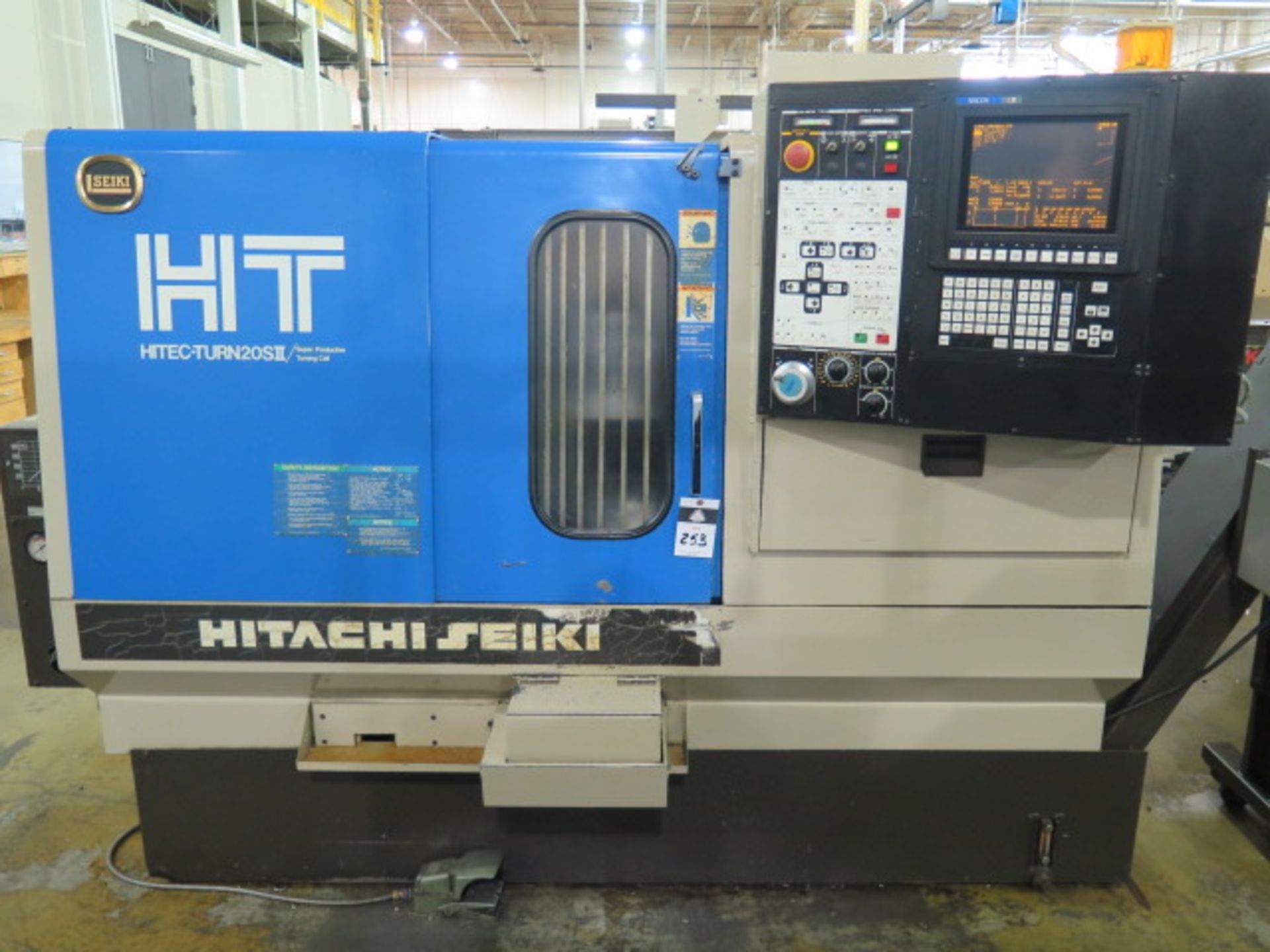 Hitachi Seiki Hitec-Turn 30S II CNC Turning Center s/n NR24877 w/ Seicos L III Controls, SOLD AS IS