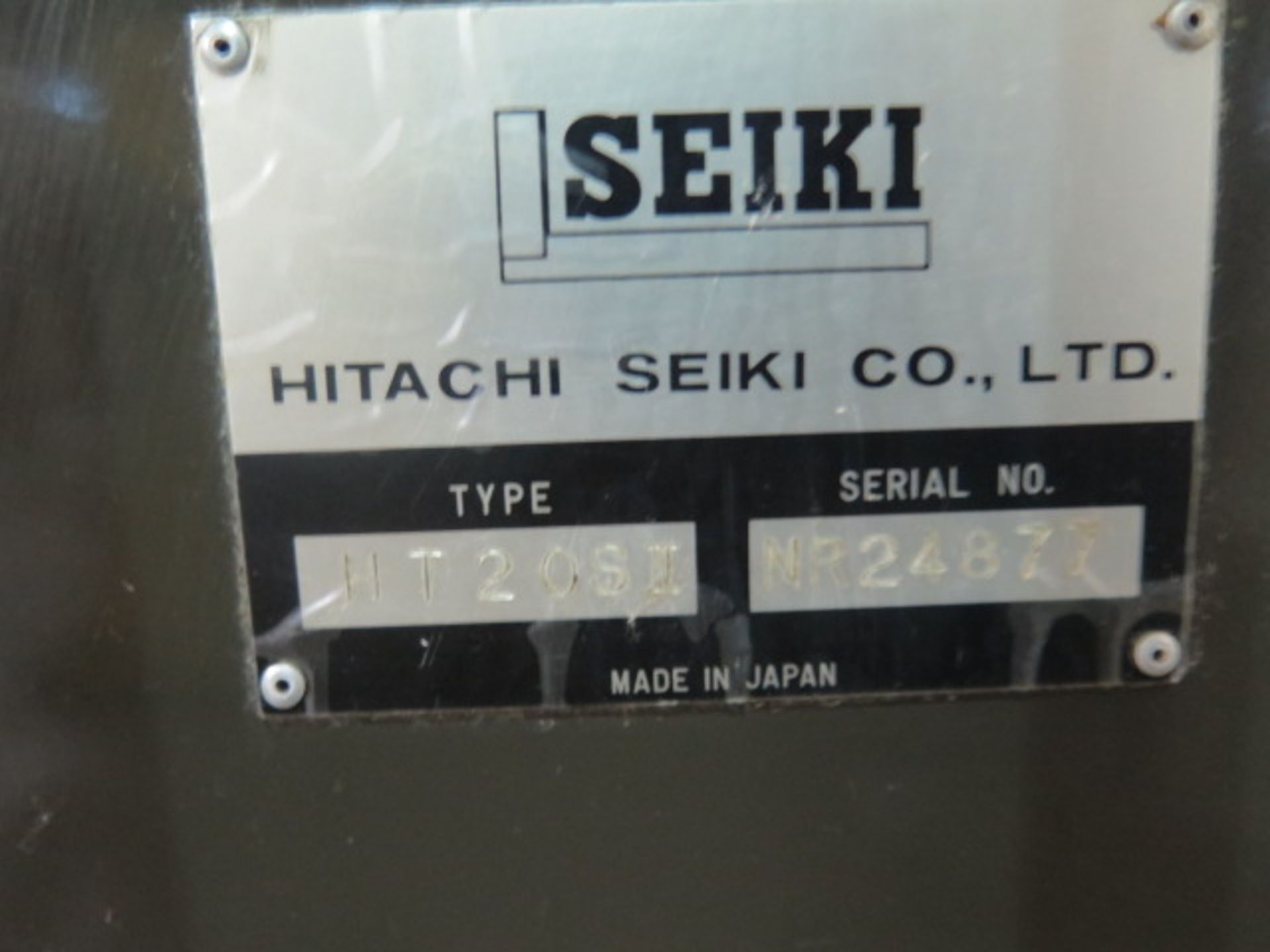 Hitachi Seiki Hitec-Turn 30S II CNC Turning Center s/n NR24877 w/ Seicos L III Controls, SOLD AS IS - Image 15 of 15