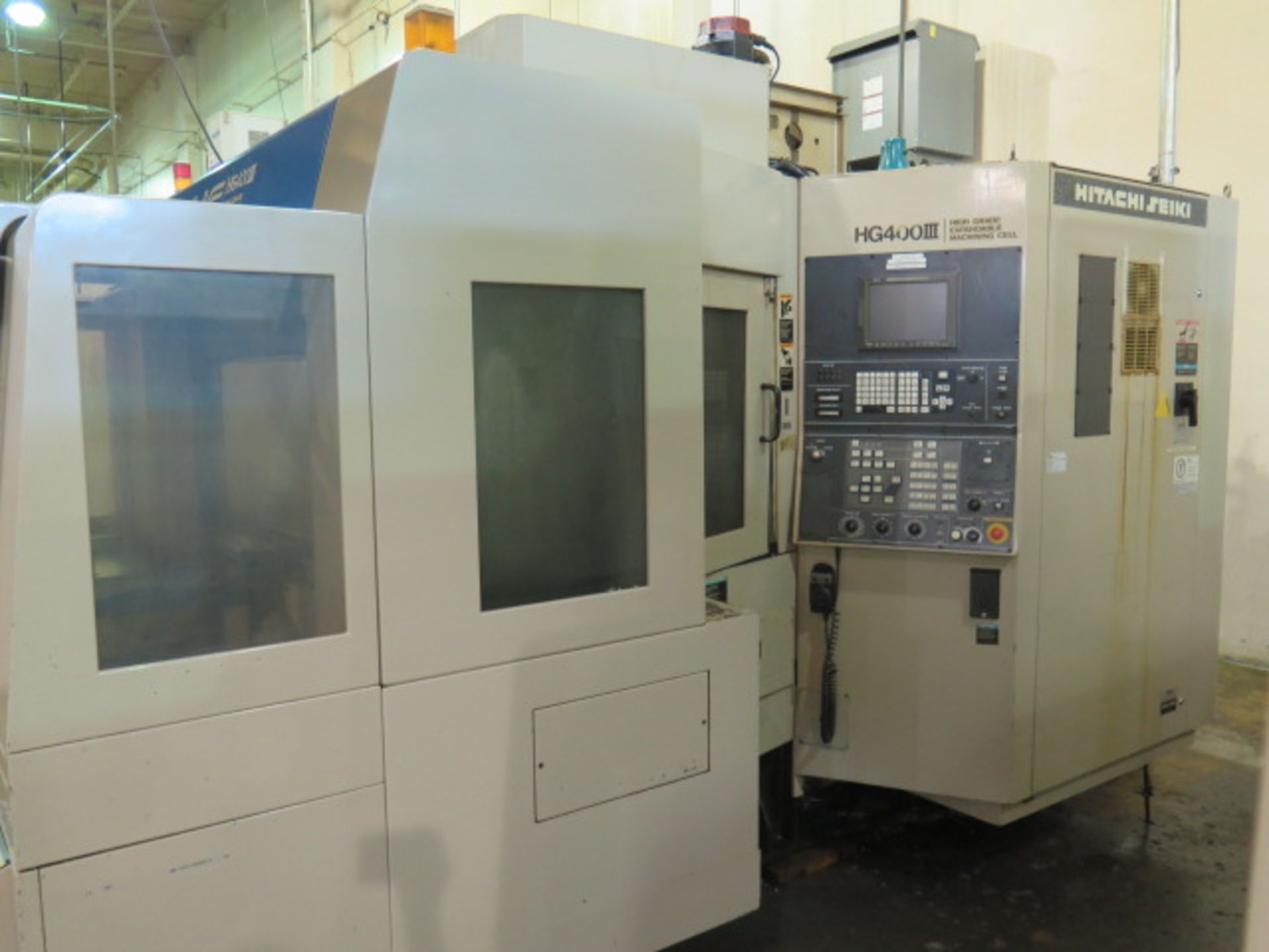 Hitachi Seiki HG400 III 2-Pallet 4-Axis CNC Horizontal Machining Center s/n HG43653 w/ SOLD AS IS - Image 2 of 26