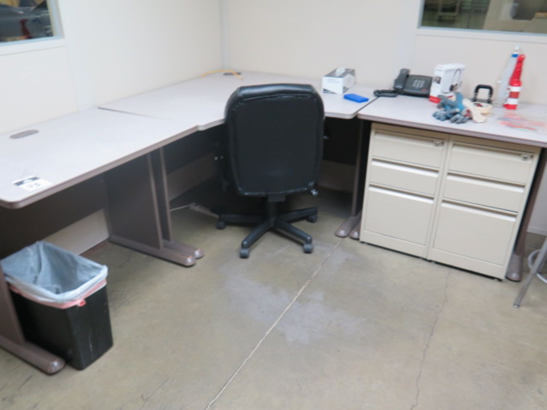 Office Desks, Shelves and Misc (SOLD AS-IS - NO WARRANTY)