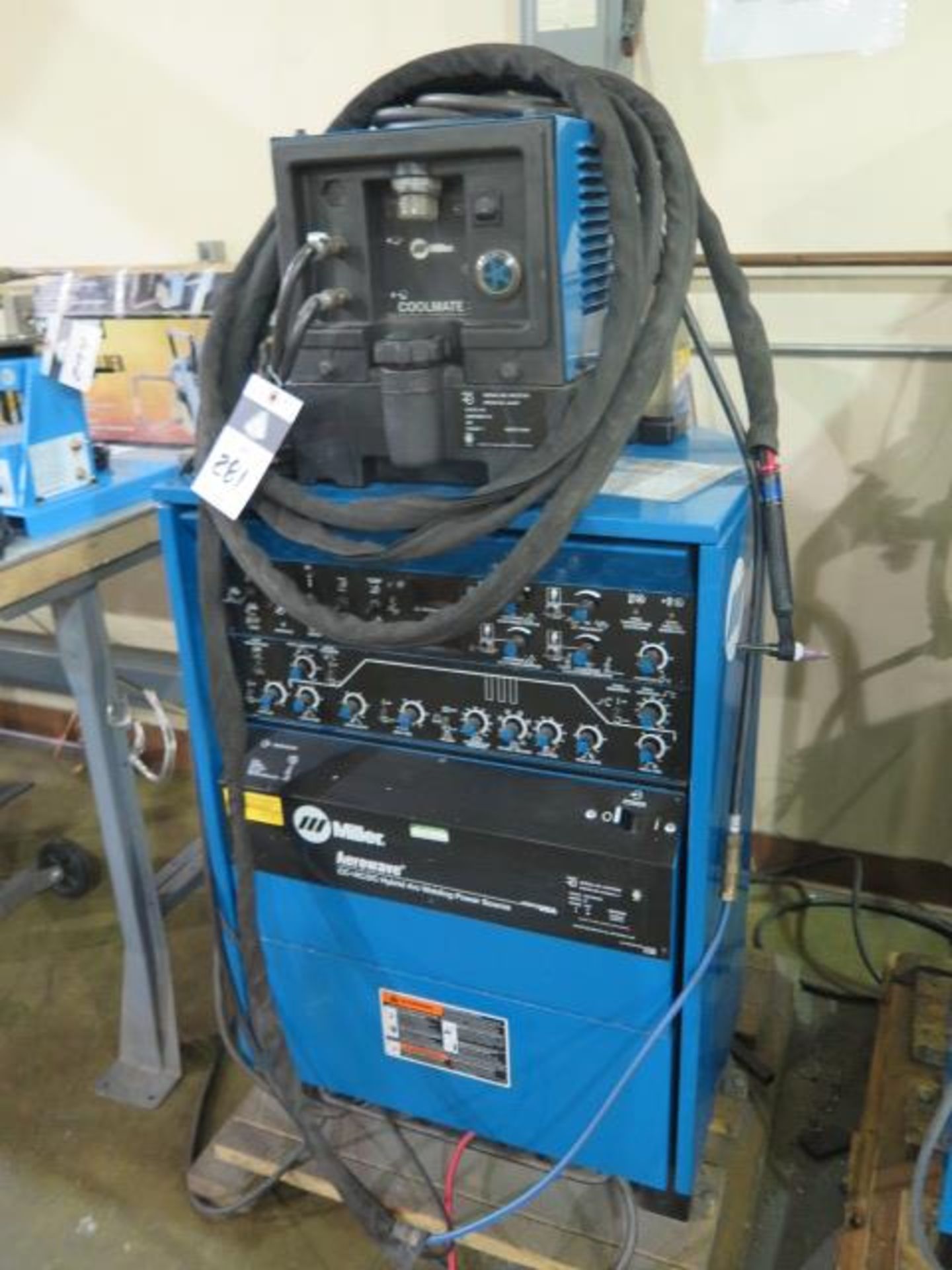 Miller Aerowave 500 Amp CC-AC/DC Arc Welding Source s/n LE079059 w/ Coolmate-3 Cooler, SOLD AS IS - Image 2 of 9